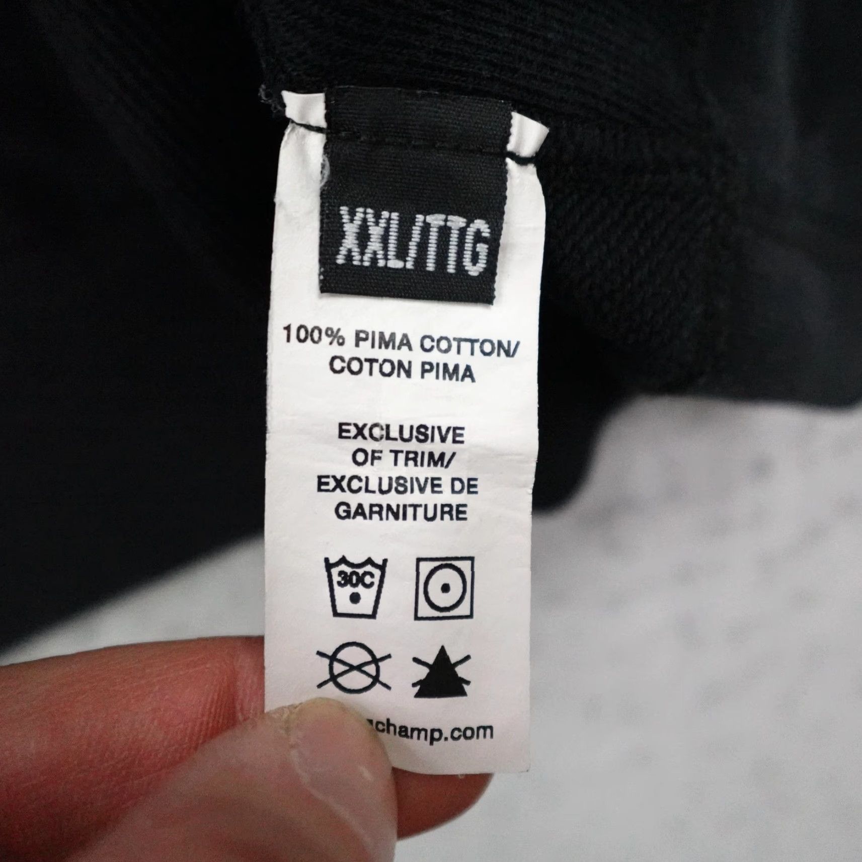 Reigning Champ Reigning Champ Hoodie Mens 2XL Black Pullover Sweatshirt Graphic Print Hooded Pockets Knit Cotton Size US XXL / EU 58 / 5 - 7 Thumbnail