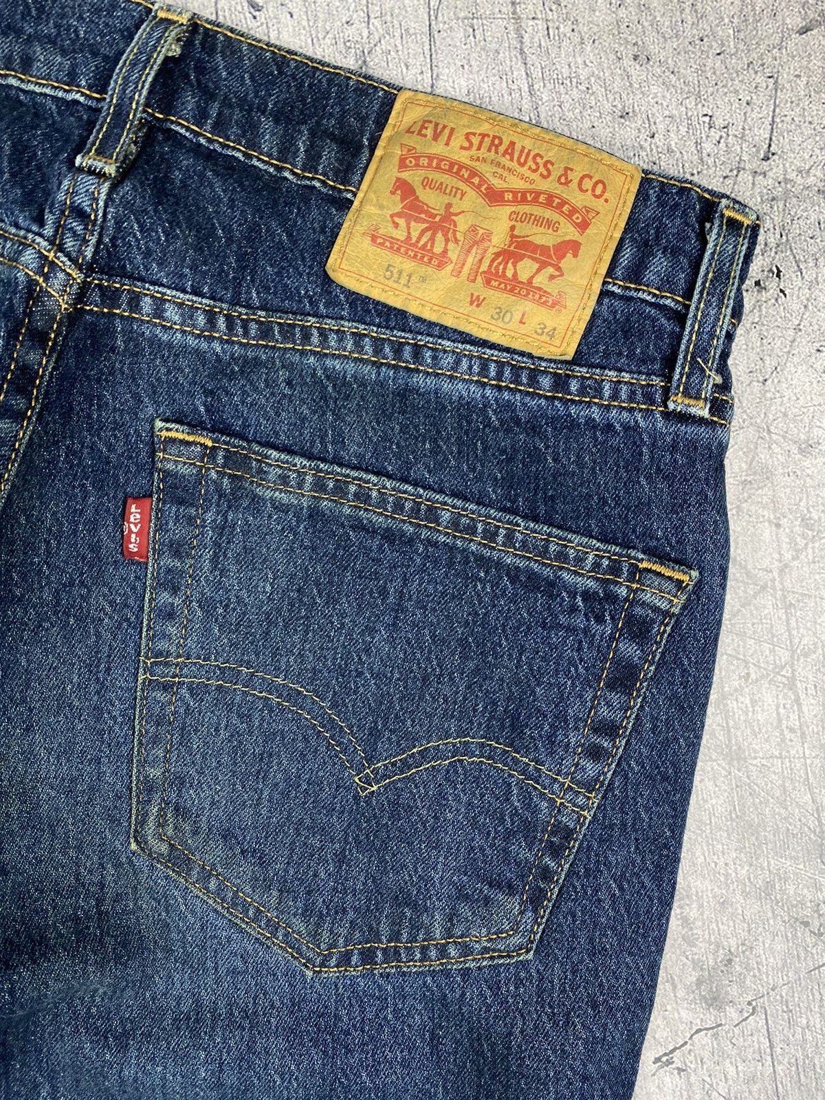 Levi's × Vintage Vintage Levis 511 Jeans Denim Pants Size US 30 / EU 46 - 5 Thumbnail