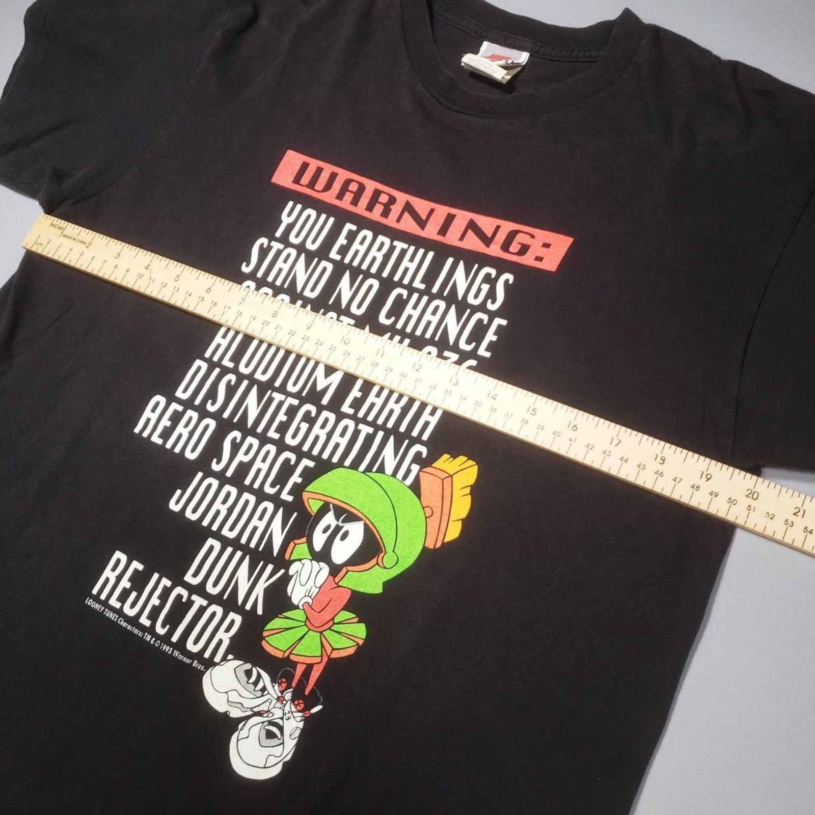 Nike × Vintage Rare 1996 NIKE Space Jam Michael Jordan Looney Tunes T Shirt Size US L / EU 52-54 / 3 - 6 Thumbnail