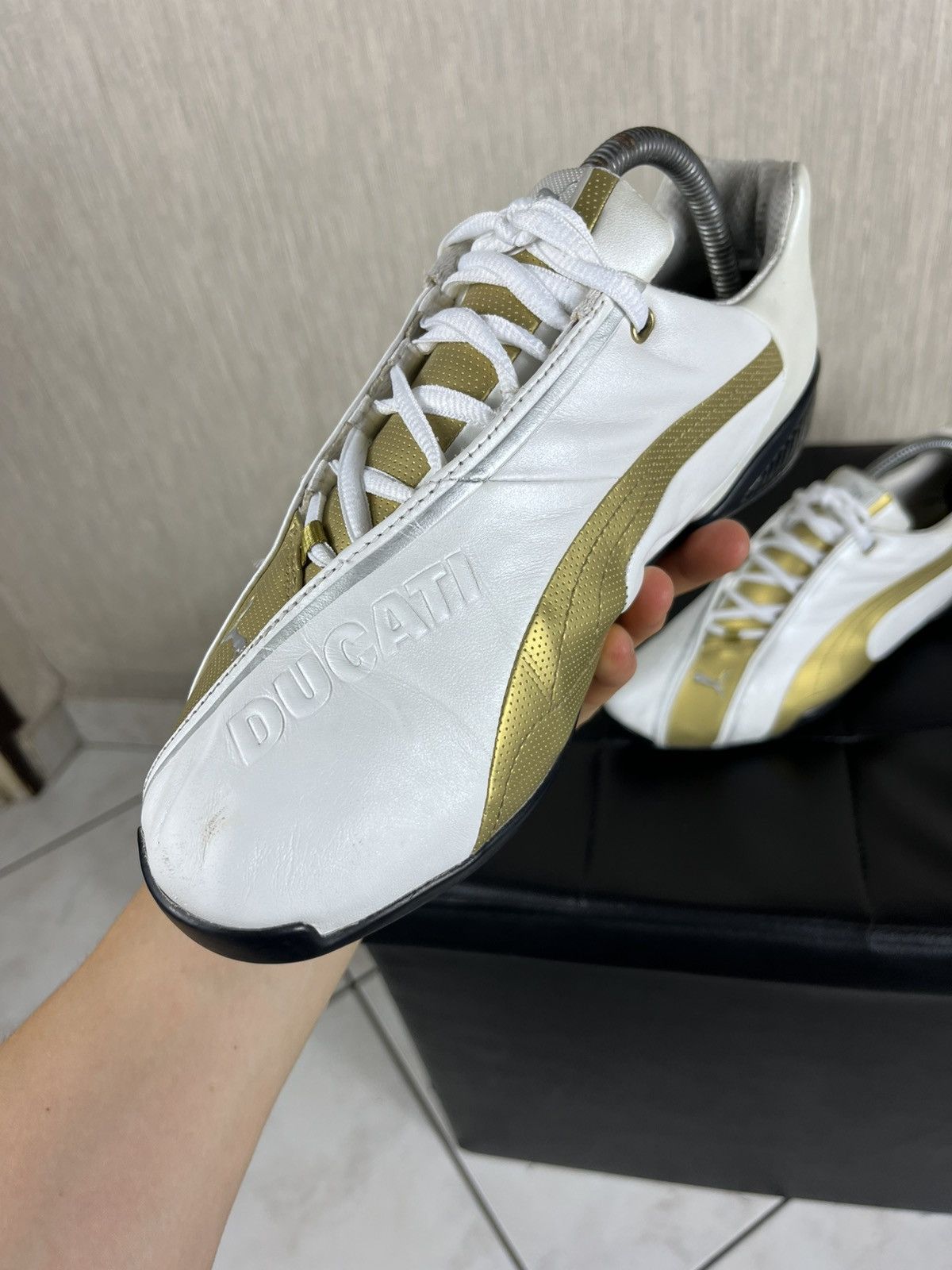 Mercedes-Benz × Puma Vintage Puma x Ducati speed cat y2k gold racing shoes retro Size US 8.5 / EU 41-42 - 7 Thumbnail