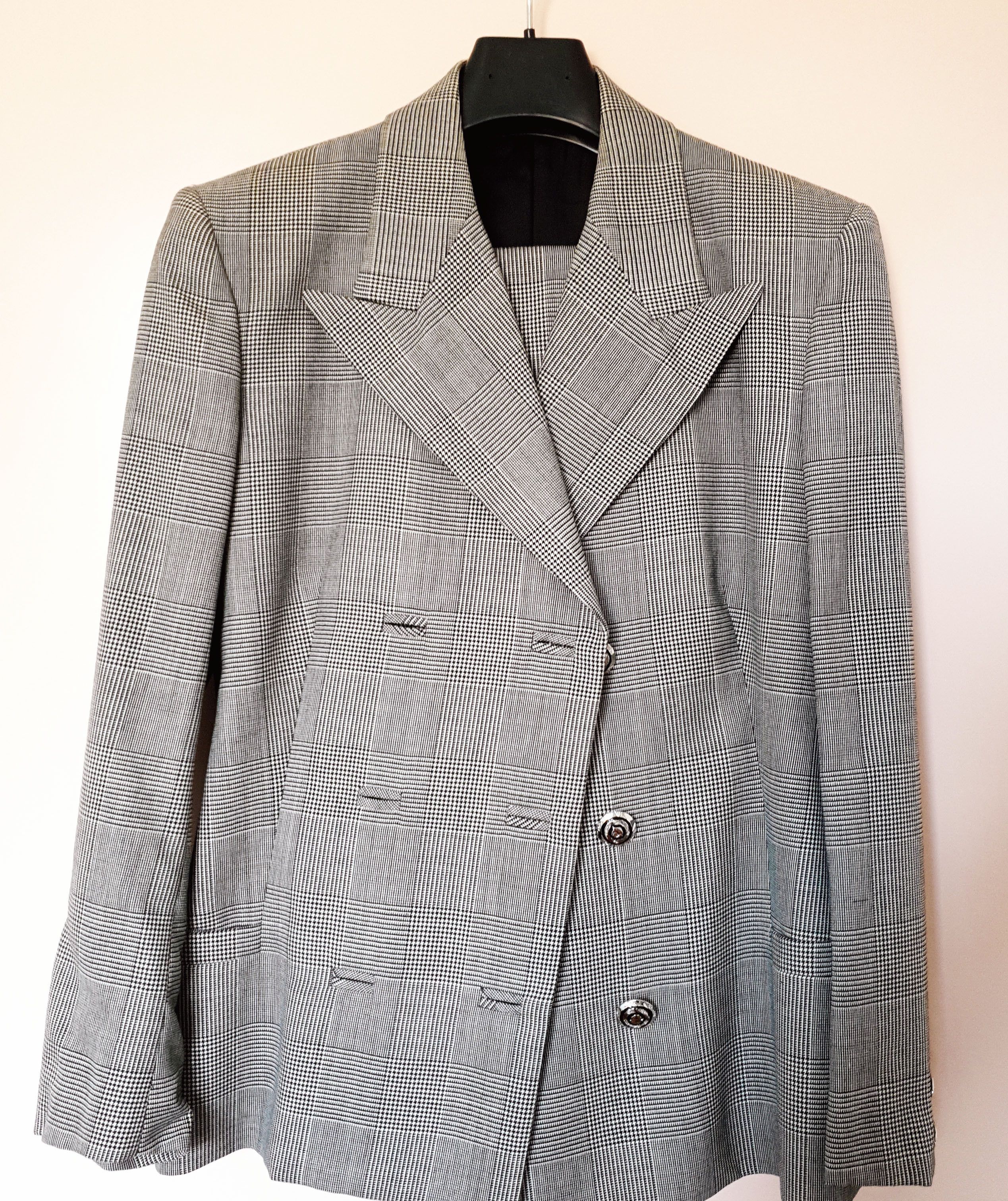 Versace Gianni Versace Vintage Suit Set Blazer tailleur Trousers Size M / US 6-8 / IT 42-44 - 3 Thumbnail