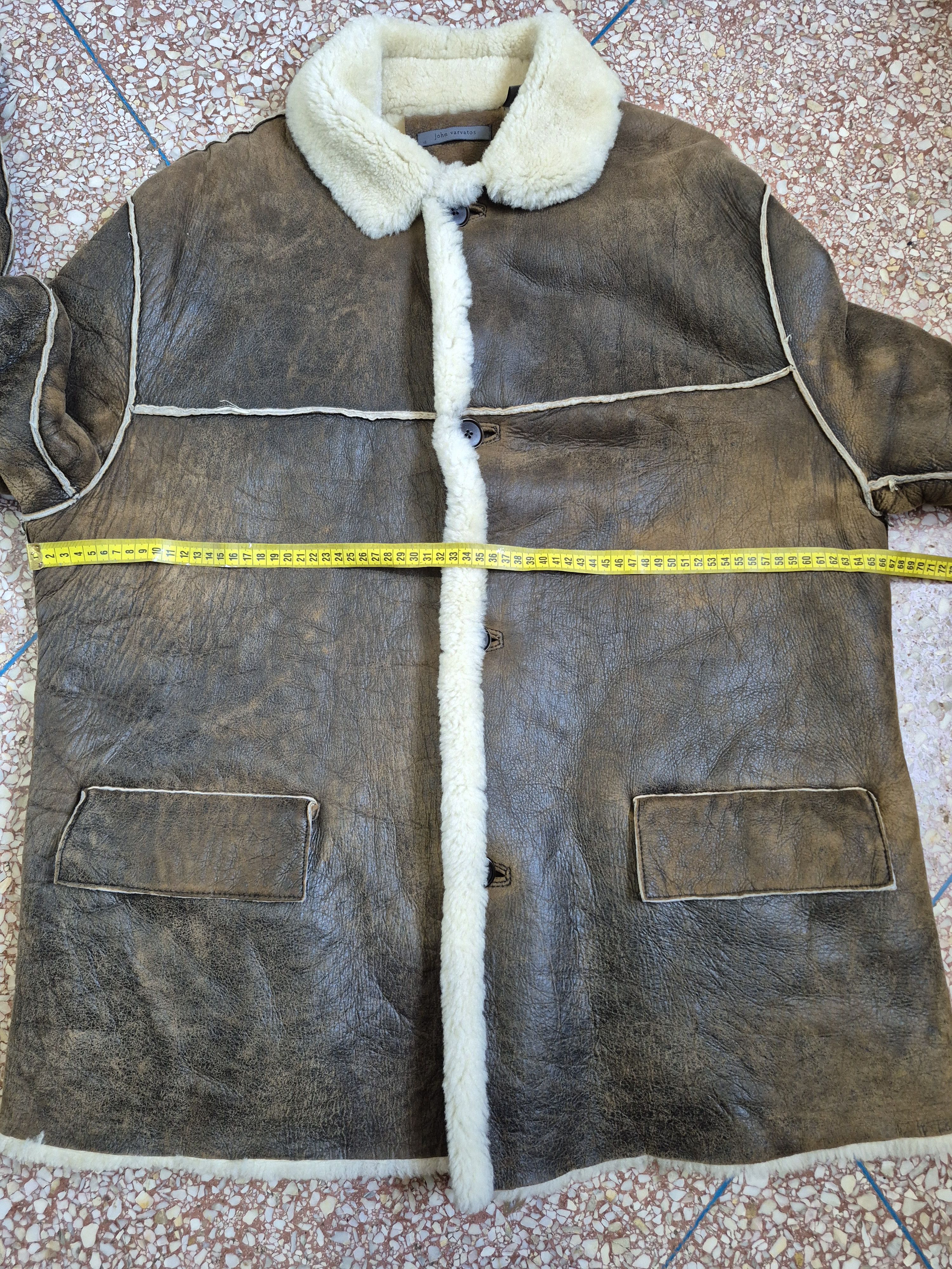 John Varvatos John Varvatos lather Jacket Coat Brown Men Size USA 46 EU 56 Size US XL / EU 56 / 4 - 24 Thumbnail