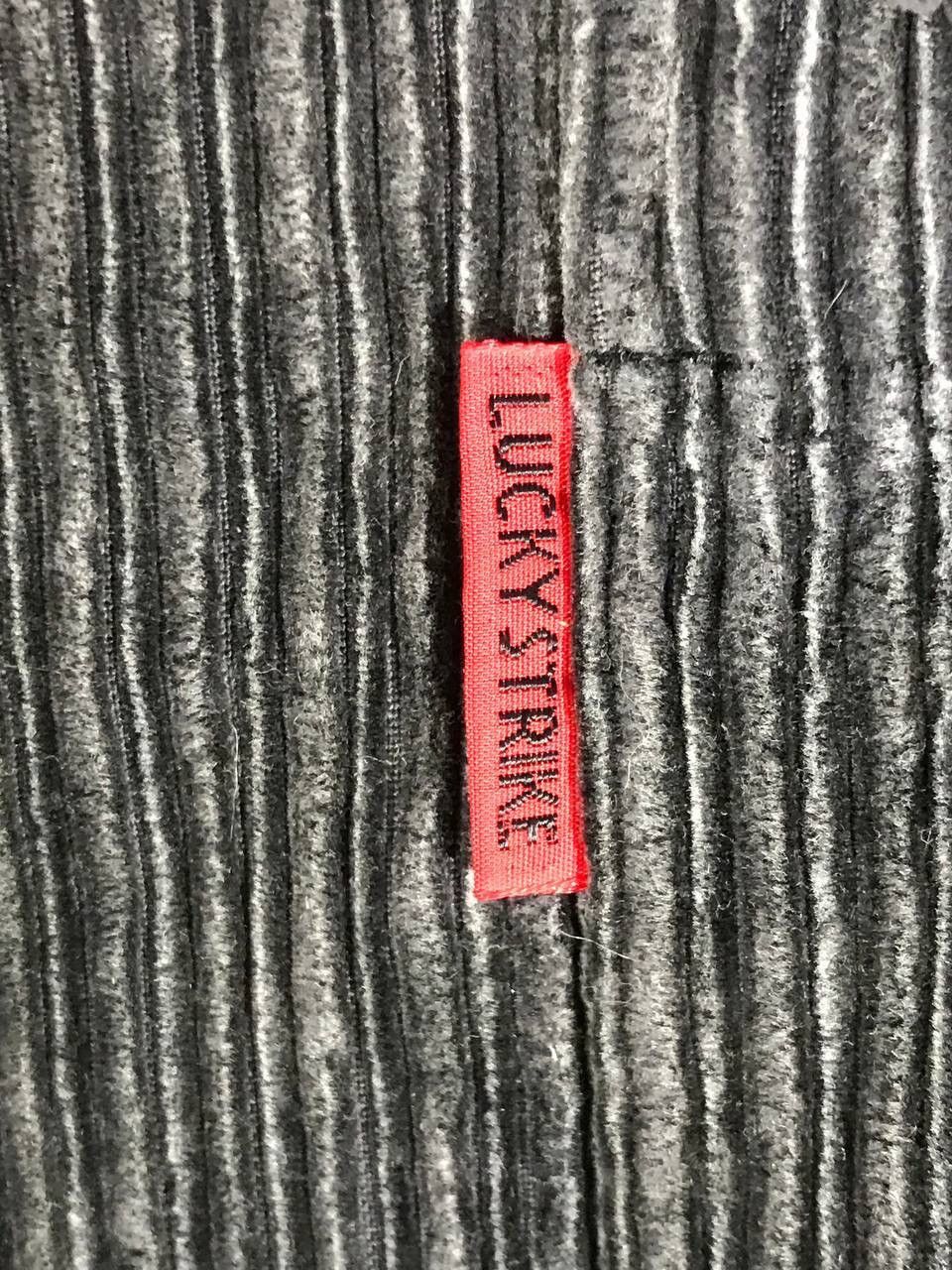 Vintage vintage lucky strike corduroy zipper jacket Size US L / EU 52-54 / 3 - 7 Thumbnail
