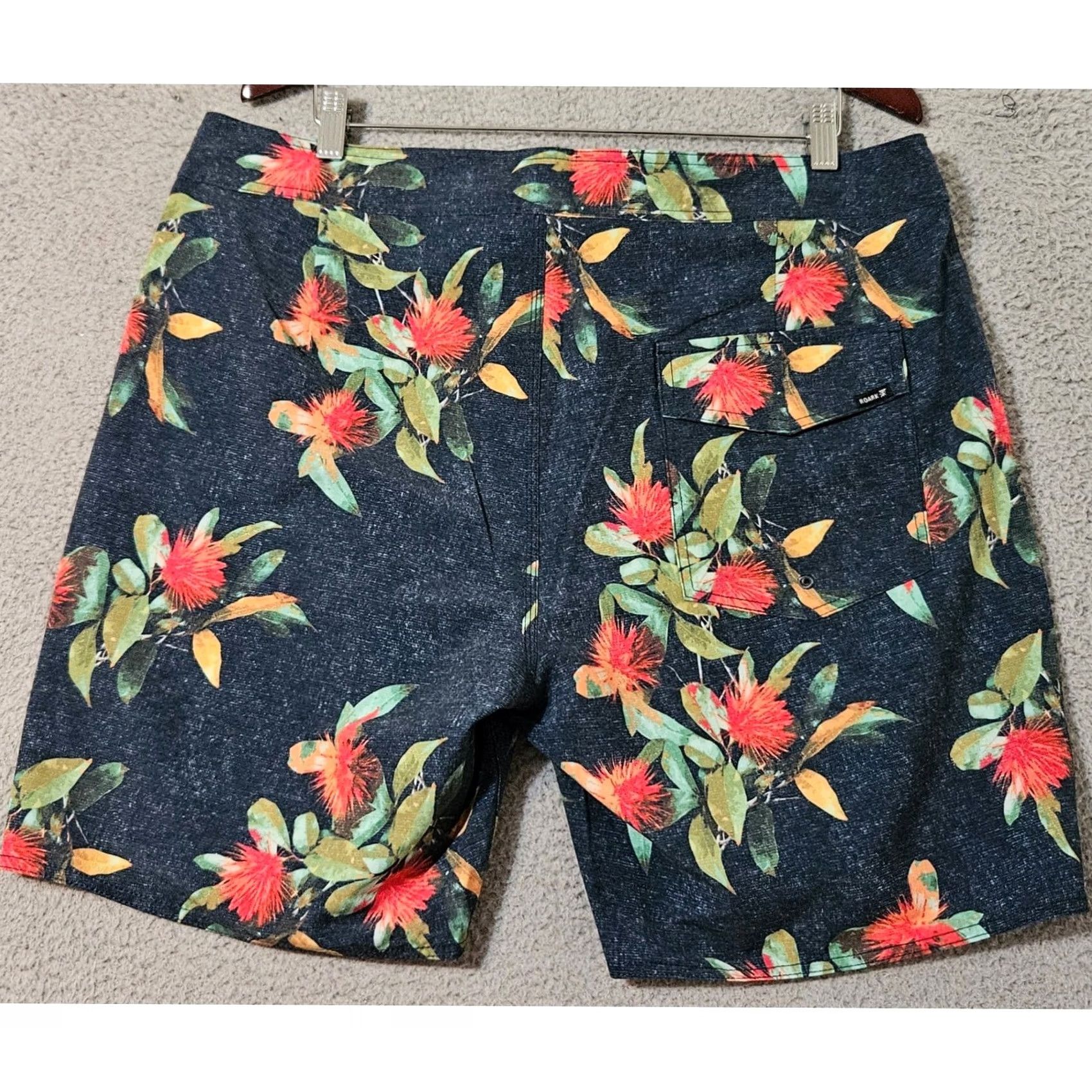 Roark Roark Passage 18" La Selva Board Shorts Swim Navy Size 36 NWT Men's Size US 36 / EU 52 - 2 Thumbnail
