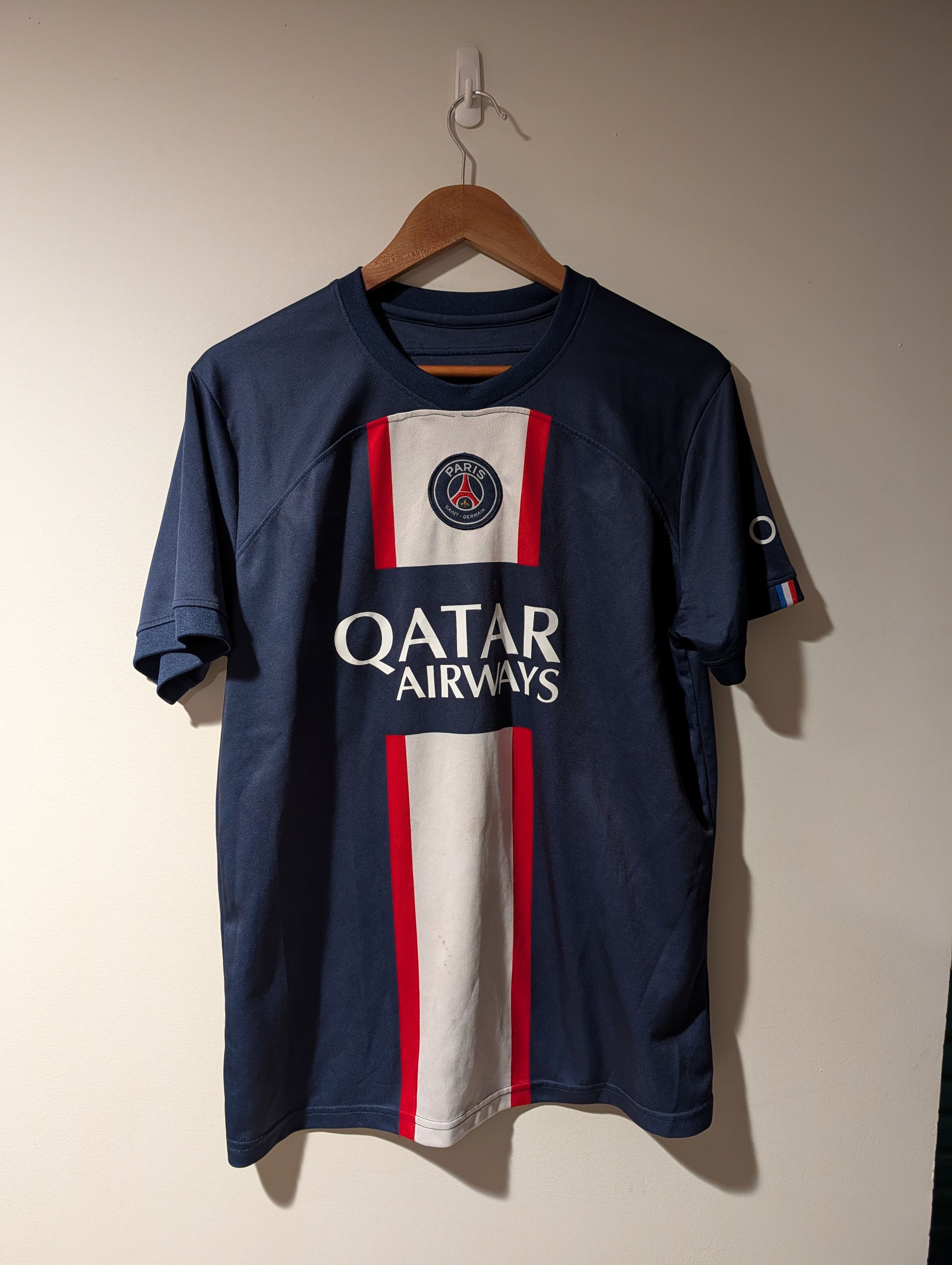 Chelsea Soccer Nike Paris Saint-Germain PSG 22/23 Blue Large Home Jersey Size US L / EU 52-54 / 3 - 1 Thumbnail