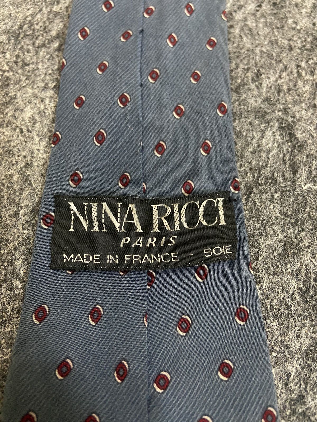 The Tie Bar × Vintage Vintage tie NINA RICCI paris Size ONE SIZE - 5 Thumbnail