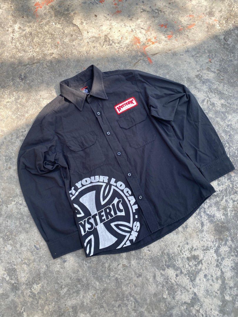 Hysteric Glamour Hysteric glamour big logo shirt Size US M / EU 48-50 / 2 - 3 Thumbnail