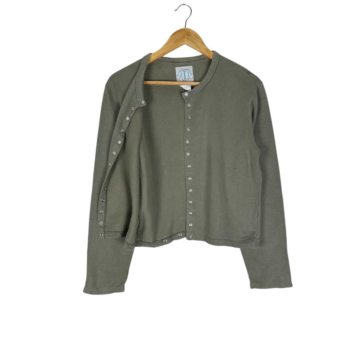agnes b. AGNES B FRANCE SNAP BUTTON CARDIGAN Size S / US 4 / IT 40 - 6 Thumbnail
