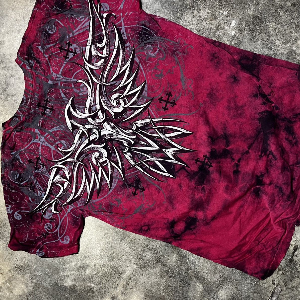Vintage vintage y2k affliction tribal jesse pinkman style tshirt Size US L / EU 52-54 / 3 - 3 Thumbnail