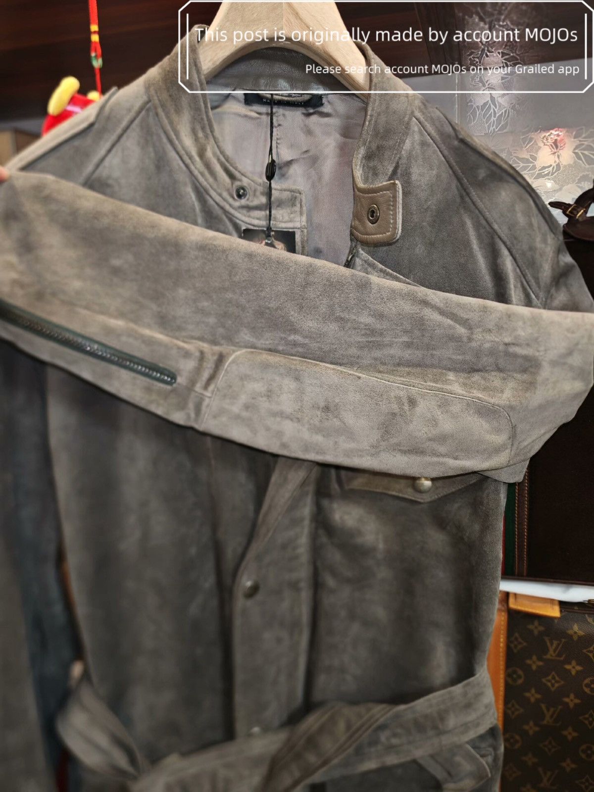 Gucci Sz 52 Gucci Lamb Leather Suede M65 Leather Jacket mojos1147 Size US L / EU 52-54 / 3 - 7 Thumbnail