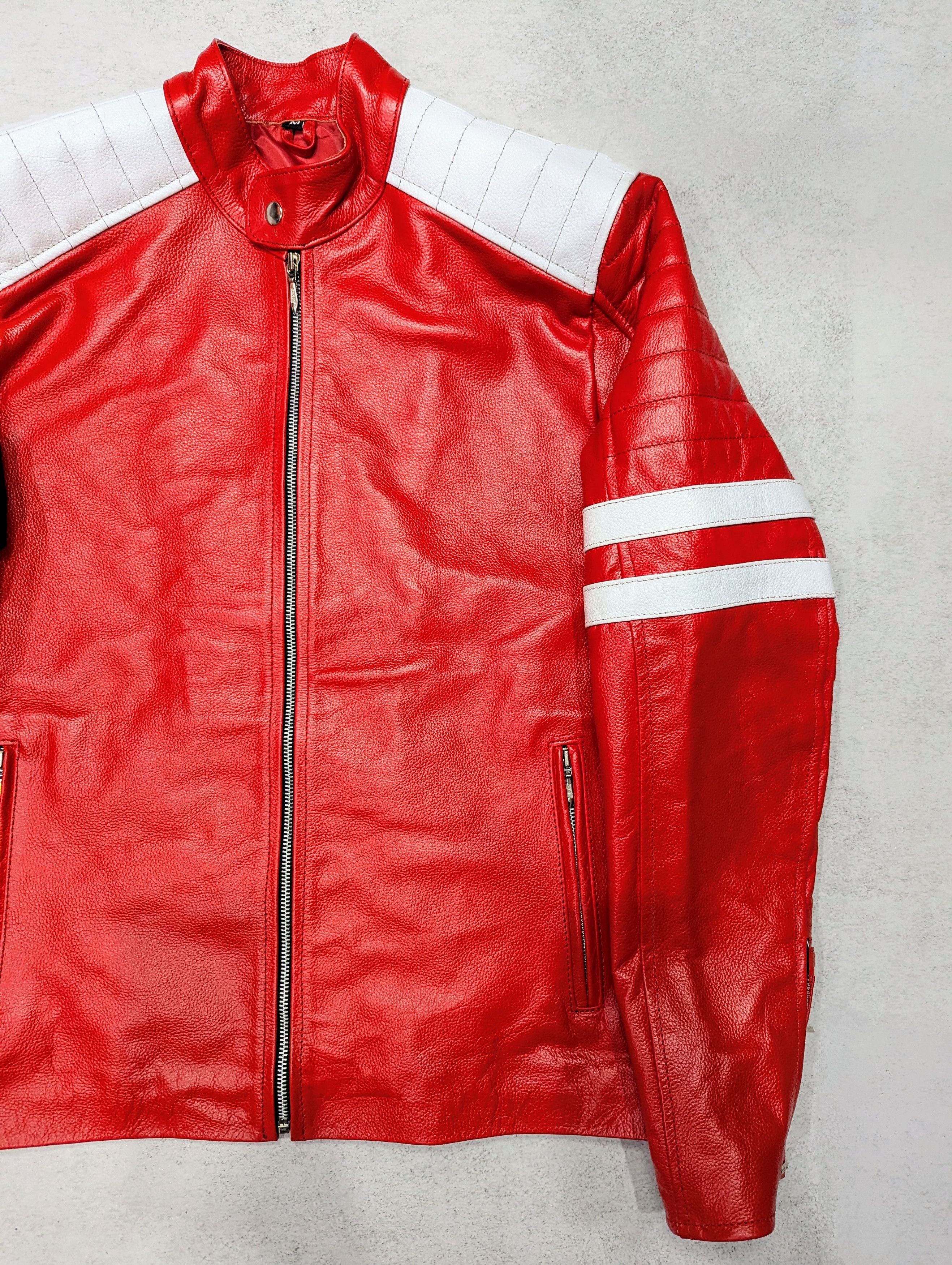 Genuine Leather Men's Fashion Leather Jacket Streetwear Size US XXL / EU 58 / 5 - 3 Thumbnail