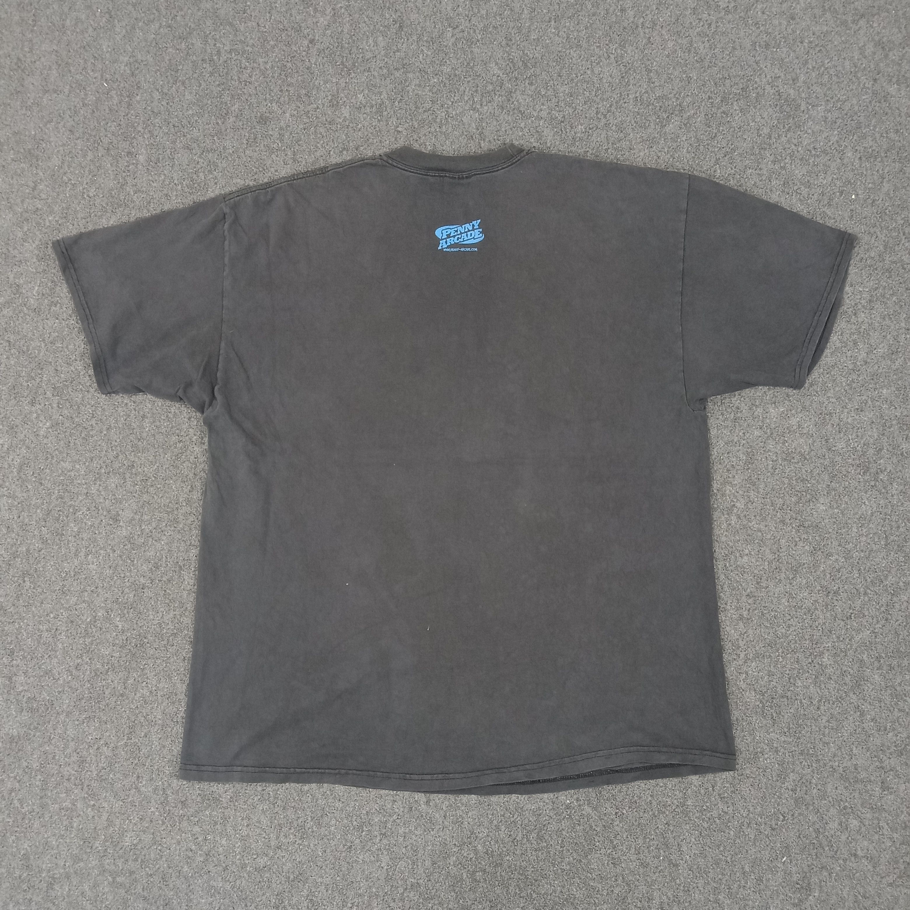 Vintage 90's Penny Arcade American Webtoon Tshirt Size US XXL / EU 58 / 5 - 6 Thumbnail