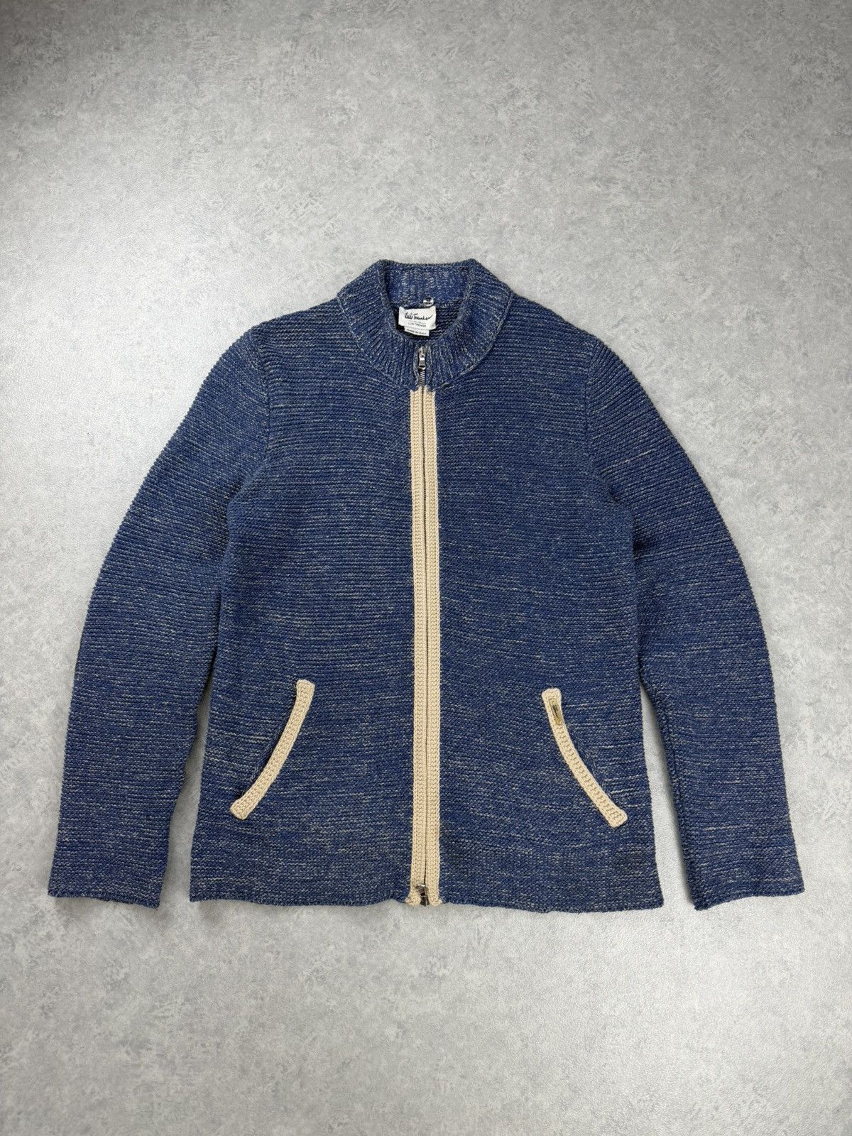 Other Luis Trenker Italy Knit Cardigan Blue Zip Sweater Size M Size US M / EU 48-50 / 2 - 1 Thumbnail