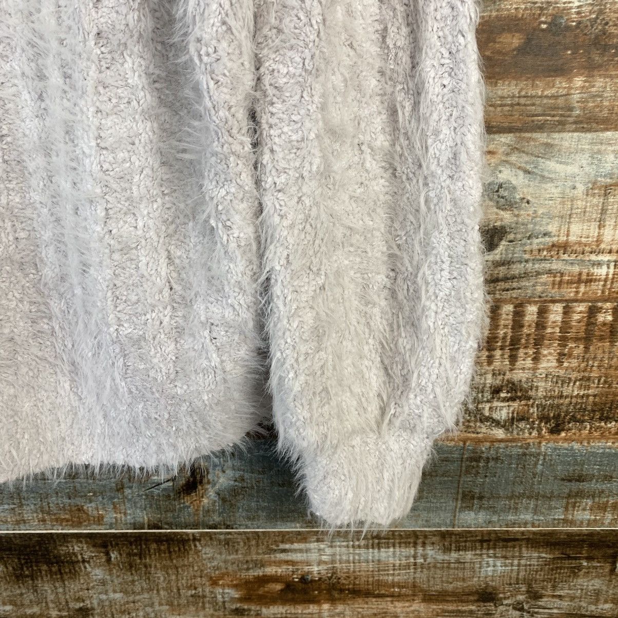 Homespun Knitwear × Japanese Brand DL Anne Basket Gray Mohair Knitwear #C1115 Size L / US 10 / IT 46 - 8 Thumbnail