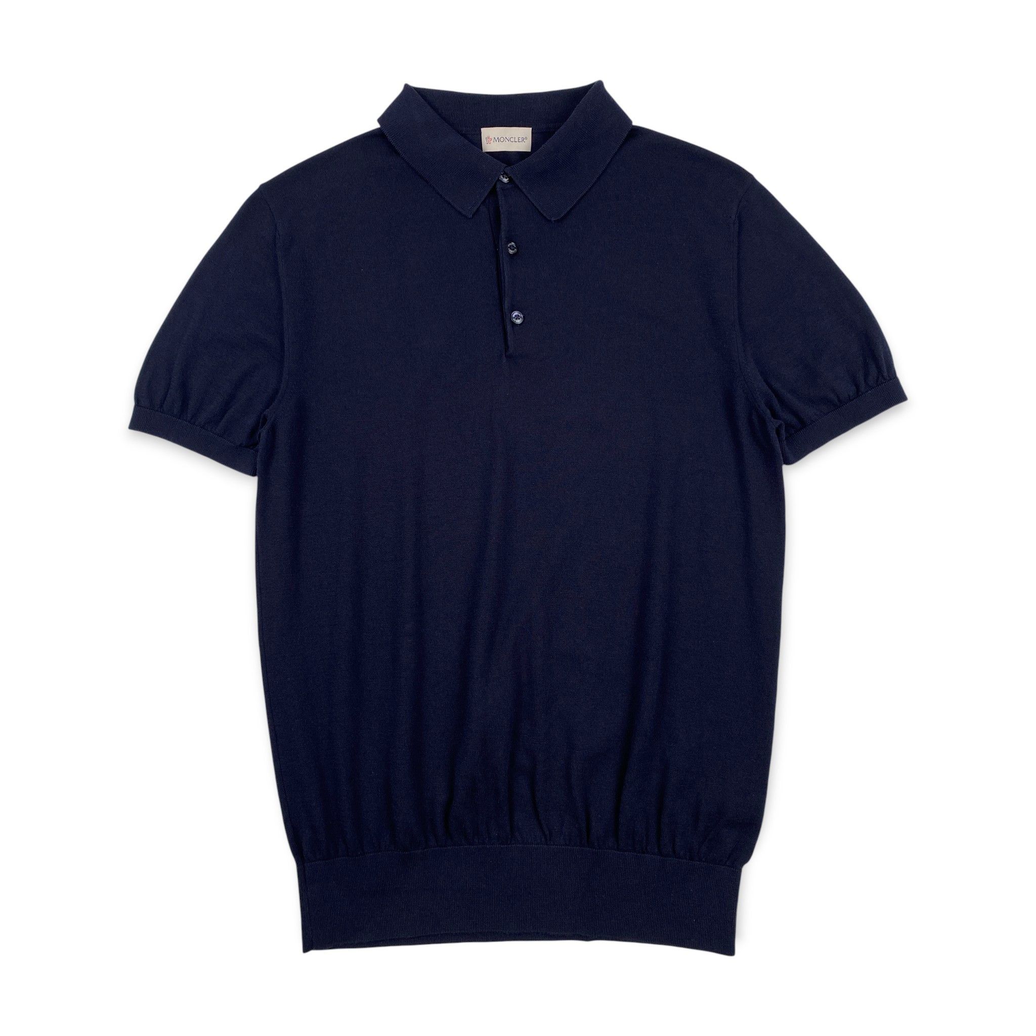 Moncler S/S 2021 Maglia Tricot Polo Shirt Size L / US 10 / IT 46 - 1 Thumbnail