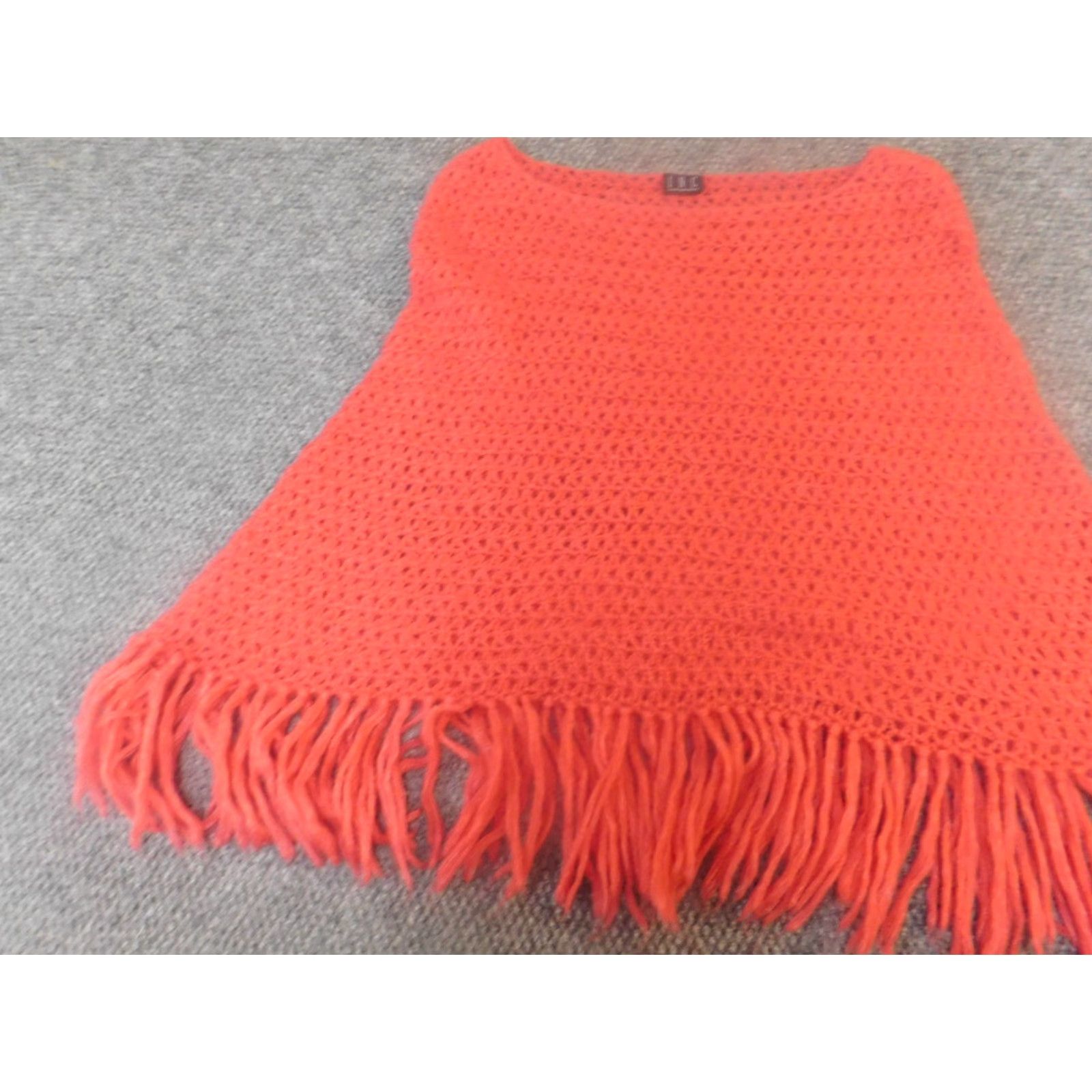 Vintage INC International Concepts Womens Skirt Knee Length A-Line Knit Red 32 Regular Wool Cotton Polyester Ruffle Zip Size 24" / US 00 / IT 34 - 3 Thumbnail