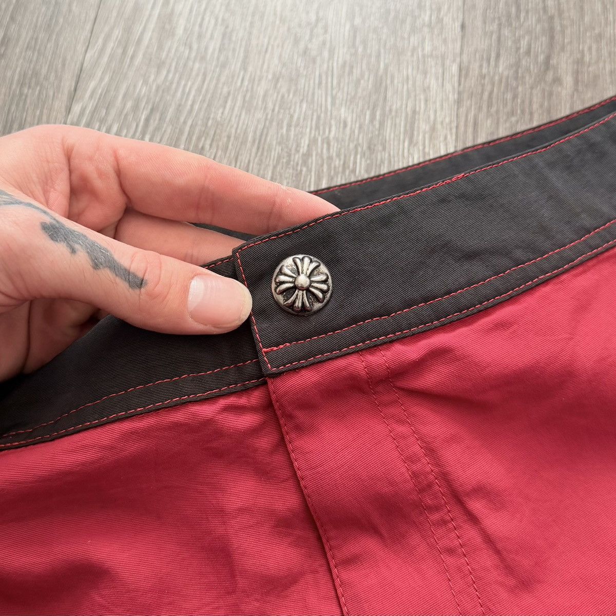 Chrome Hearts Chrome Hearts Cross Patch Shorts 1 of 1 RARE 100% Authentic Size US 32 / EU 48 - 10 Thumbnail