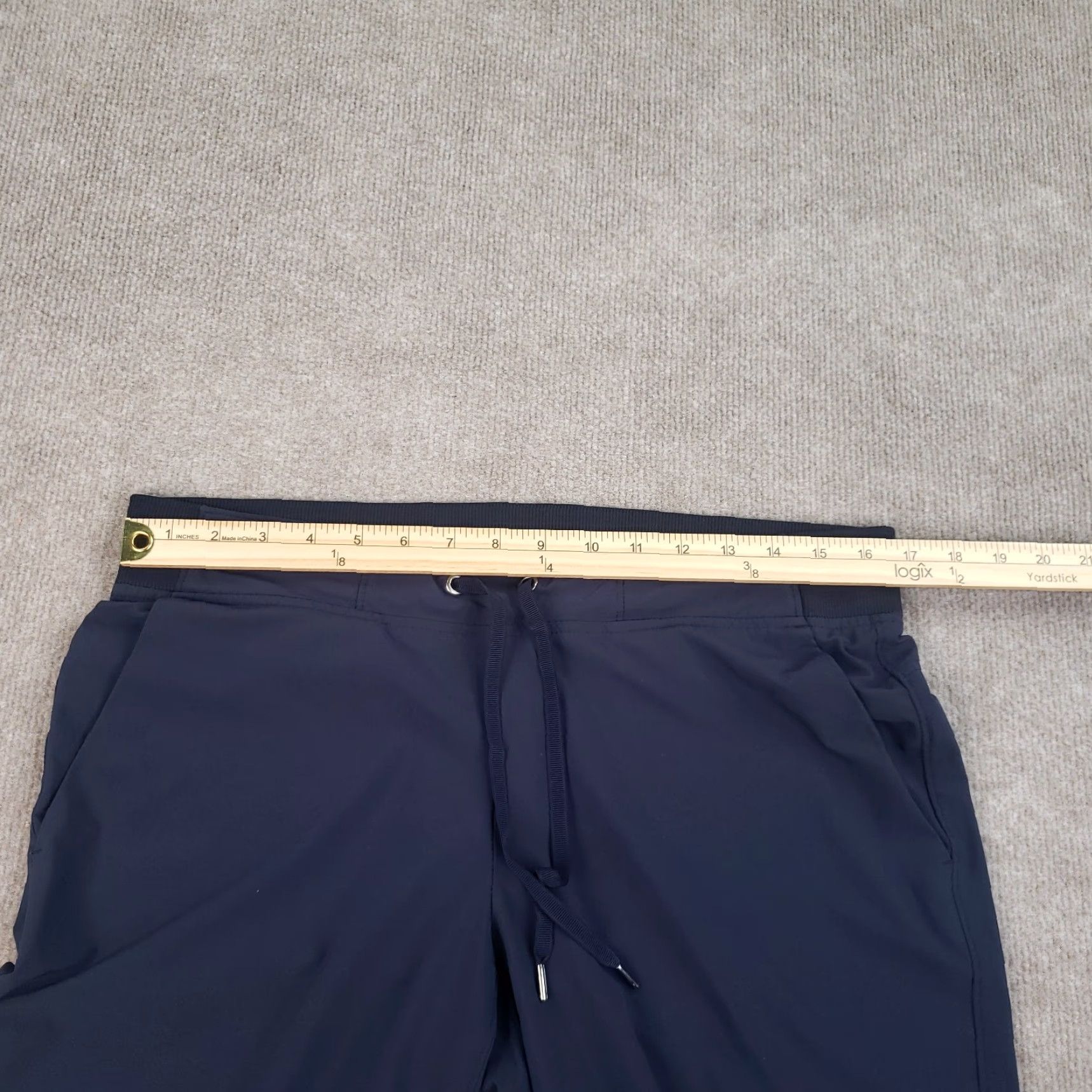 Athleta Athleta Pants Womens Size 14 Blue Elastic Waist Drawstring Lightweight Stretch Size 24" / US 00 / IT 34 - 4 Thumbnail