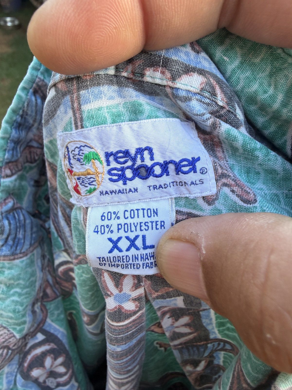 Reyn Spooner PreOwned Reyn Spooner Classic Hawaiian qMulticolor Men's XXL Size US XXL / EU 58 / 5 - 4 Thumbnail