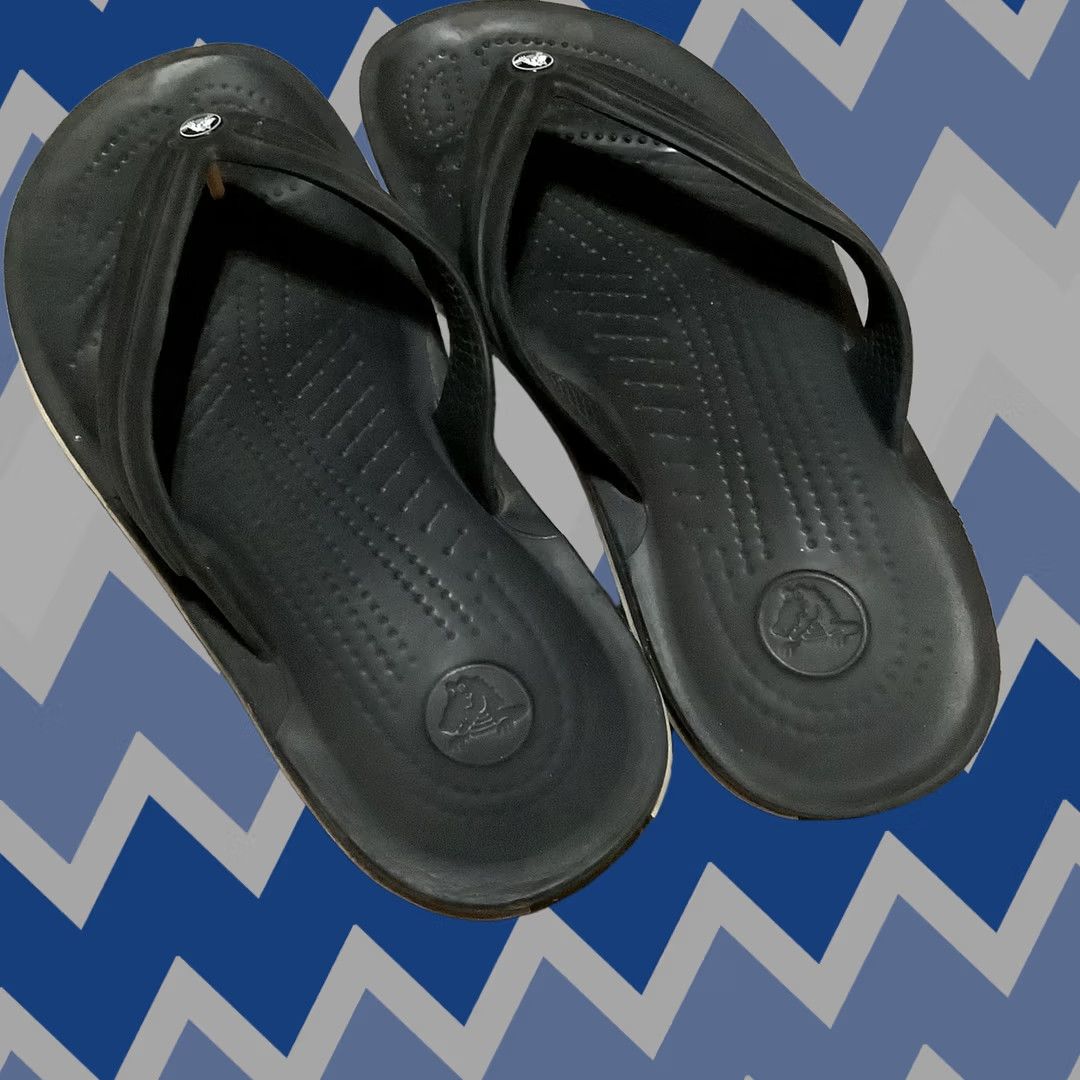 Crocs Crocs Crocband Flip Flops Unisex Adults Slip On 9 Black Sandals Crocs Crocband Flip Flop Mens Womens Sandals Slip On Unisex Adults"} Size US 9 / IT 39 - 1 Thumbnail