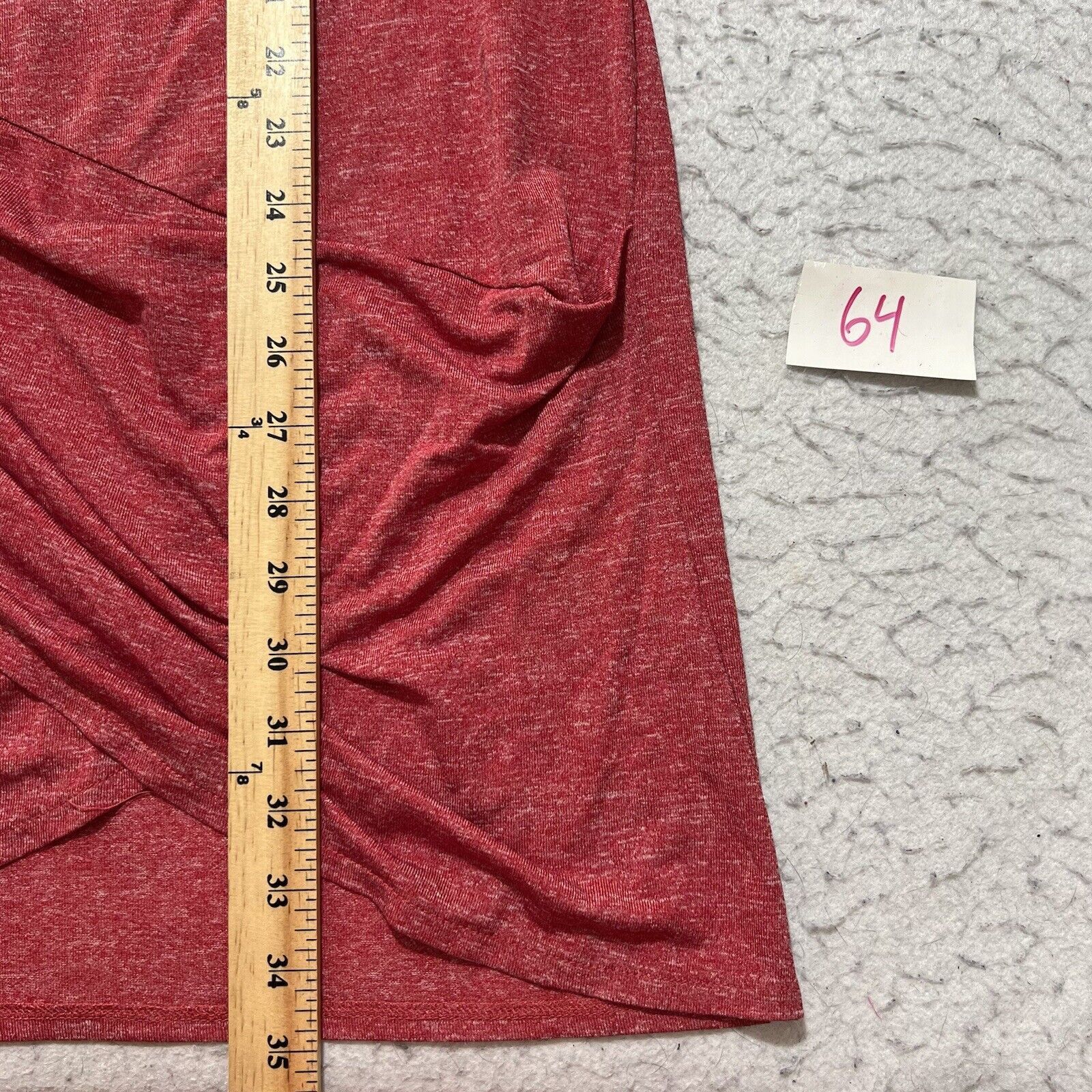 Zara Zara W&B Collection Red A-Line Knit Dress Ruched Side Size L / US 10 / IT 46 - 6 Thumbnail