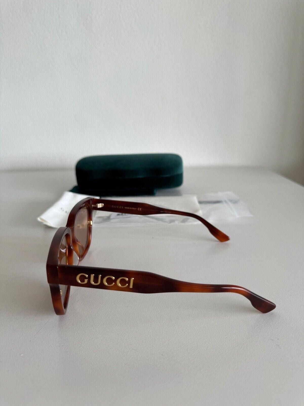 Gucci New Gucci sunglasses optical GG1136SA 003 havana gold square Size ONE SIZE - 3 Thumbnail