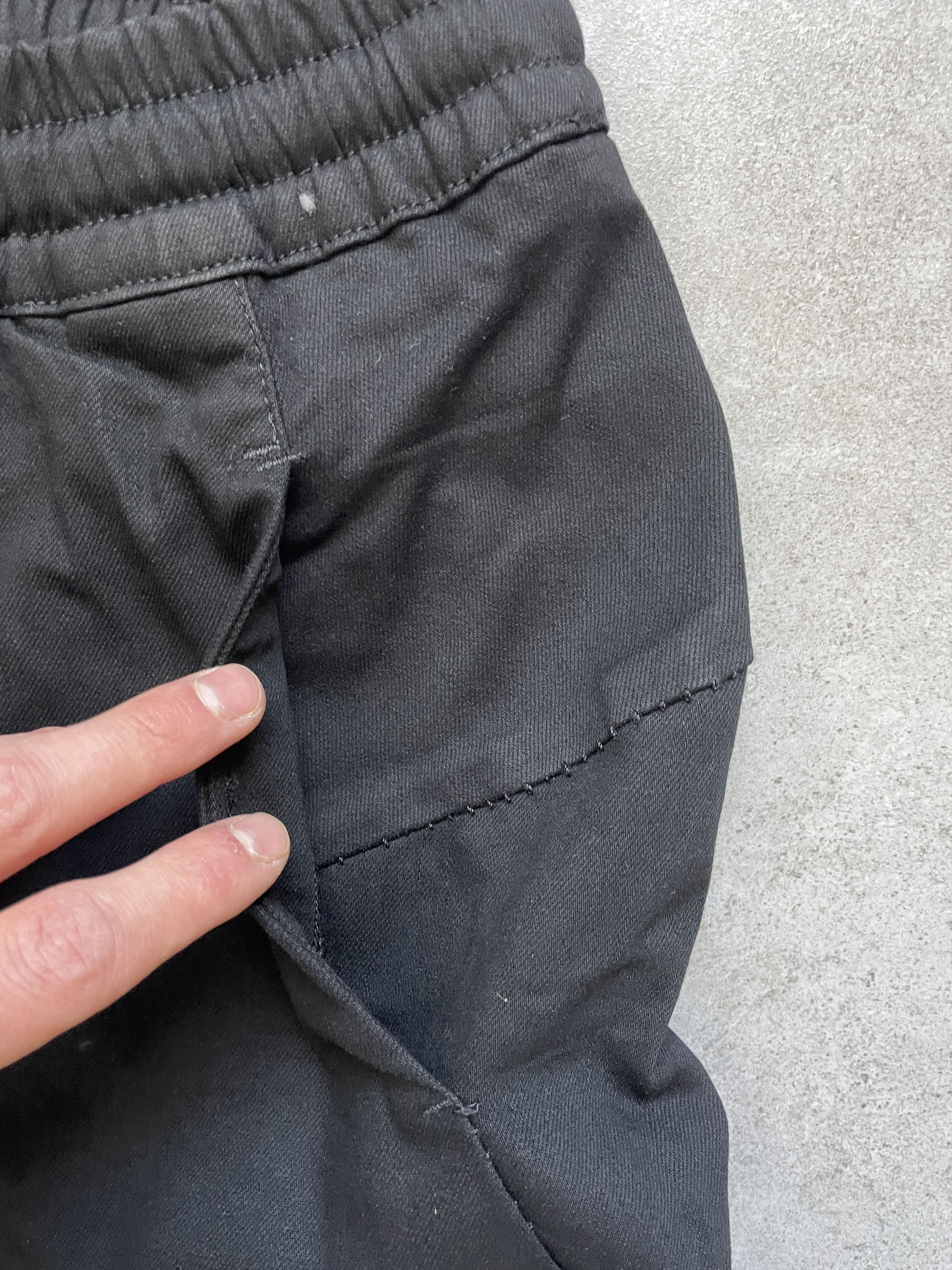 Thom Krom BLACK THOM KROM JOGGER DROPPED CROTCH RICK OWENS TYPE PANTS Size US 32 / EU 48 - 5 Thumbnail