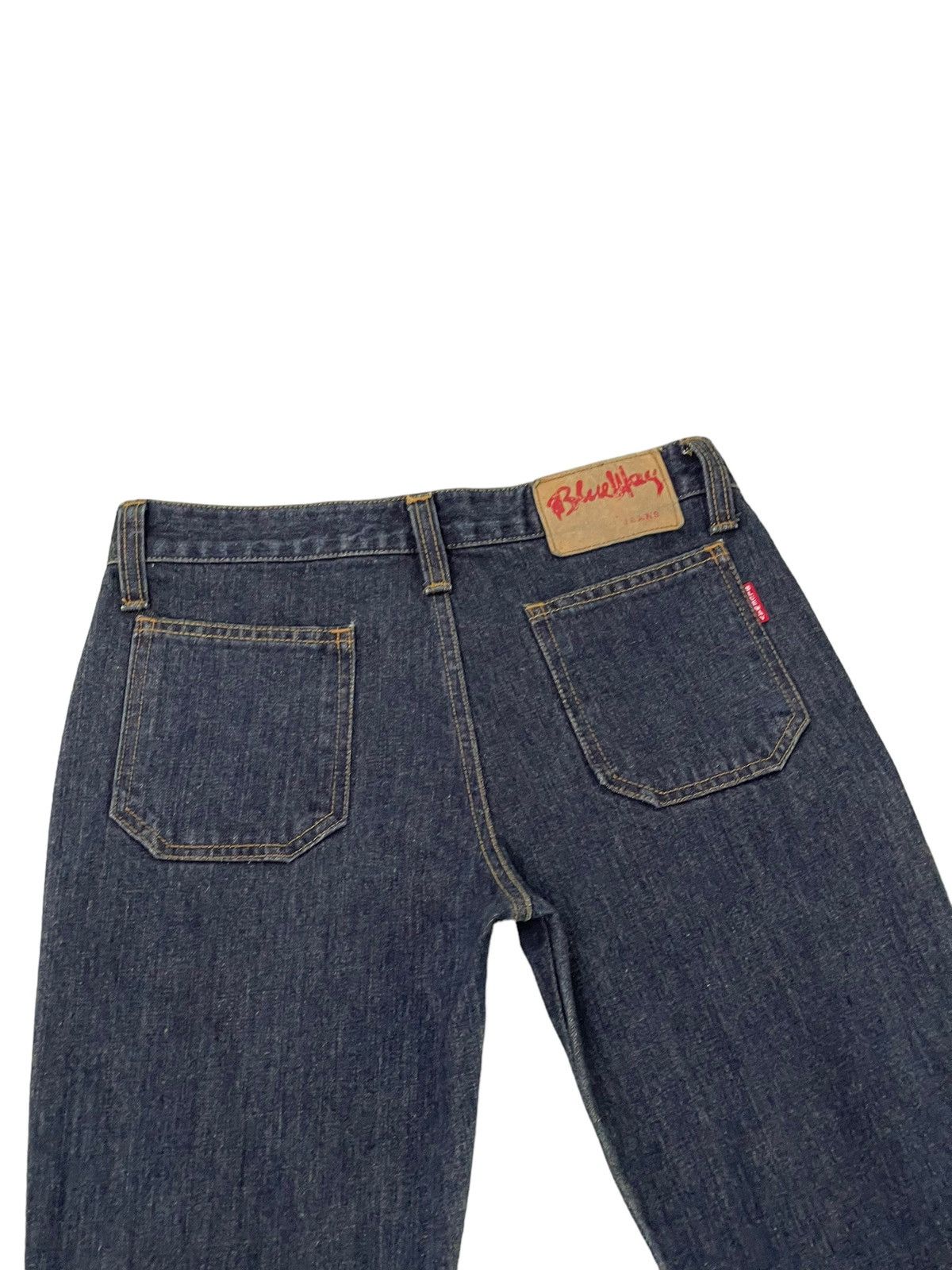 Japanese Brand Flare Jeans Blue Way Japan Distress Bell Bottom 7🟦5 Size US 28 / EU 44 - 17 Thumbnail