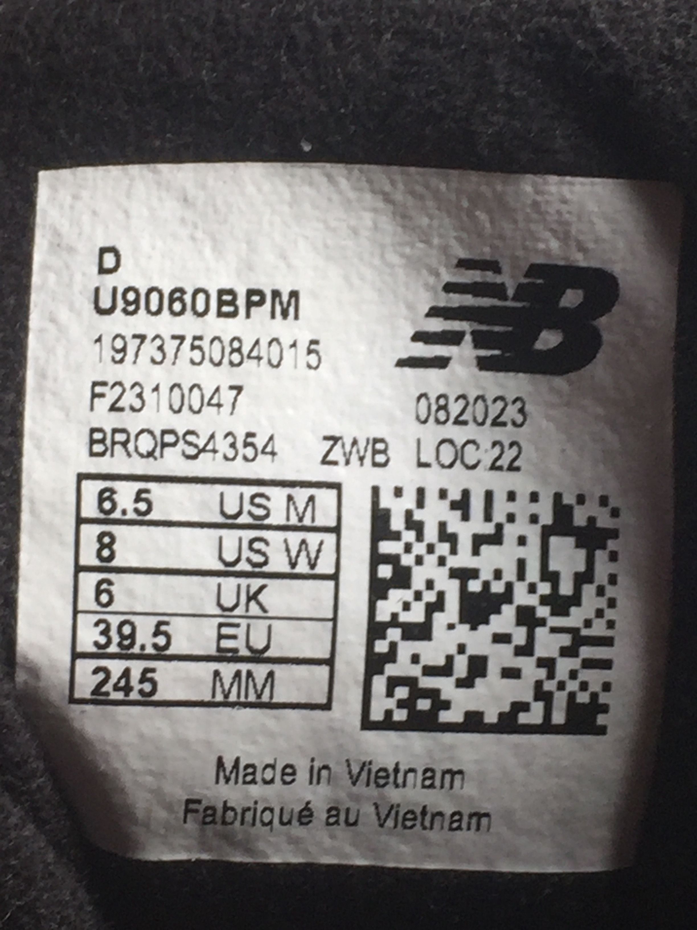 New Balance New Balance U9060BPM Triple Black Size US 8 / IT 38 - 8 Thumbnail
