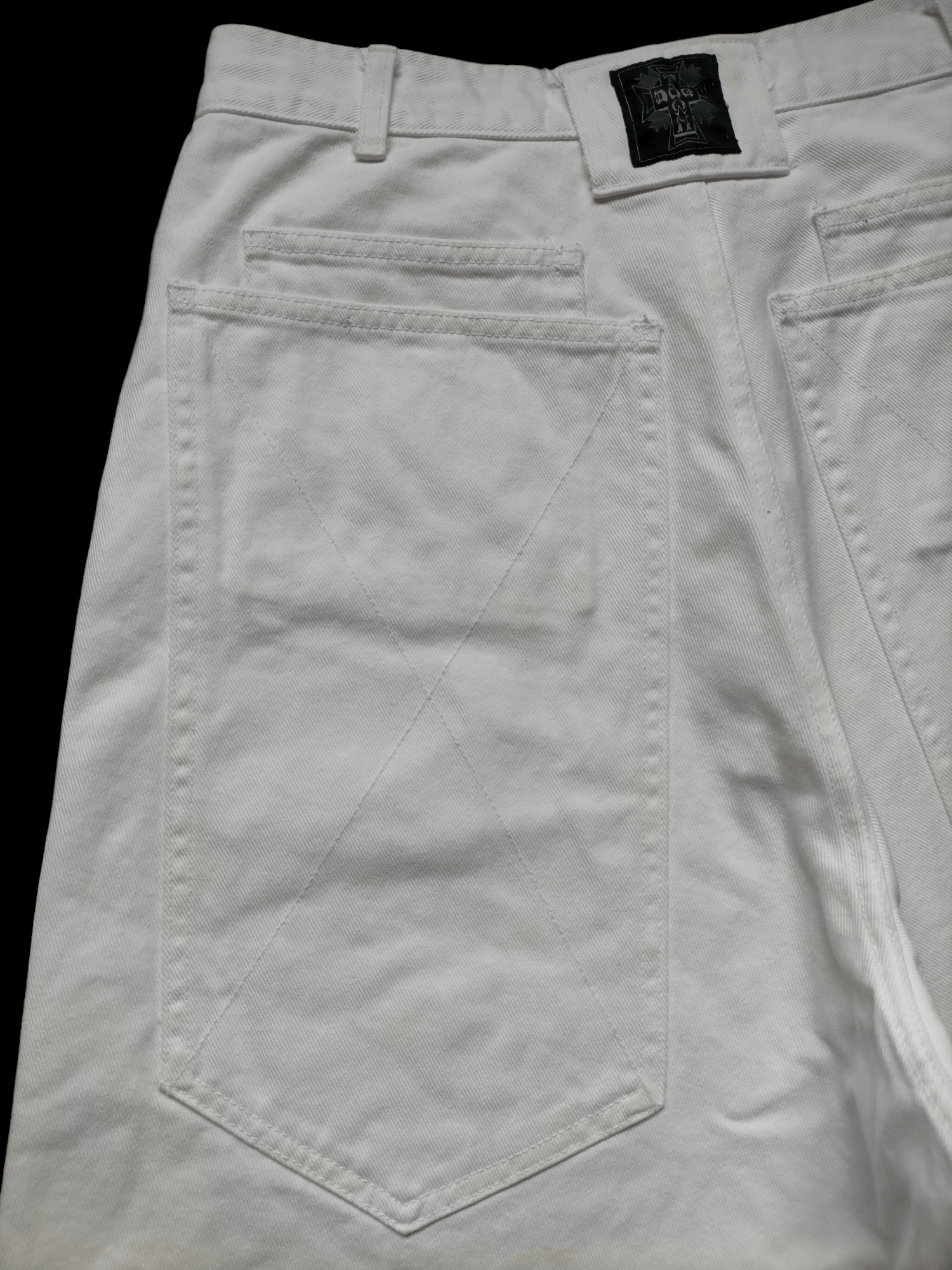 Dogtown Dog Town Embroidered Dragon Baggy Jeans Hip Hop style Size US 31 - 12 Thumbnail