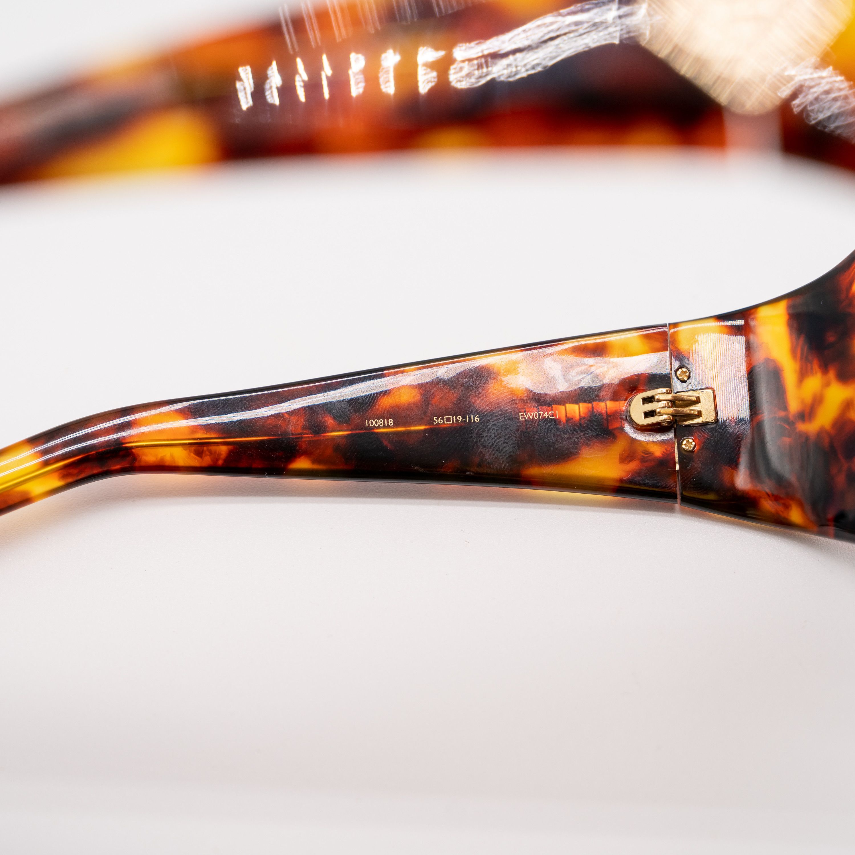 Casablanca CASABLANCA Round Goggle Acetate Sunglasses Tortoise Size ONE SIZE - 6 Thumbnail