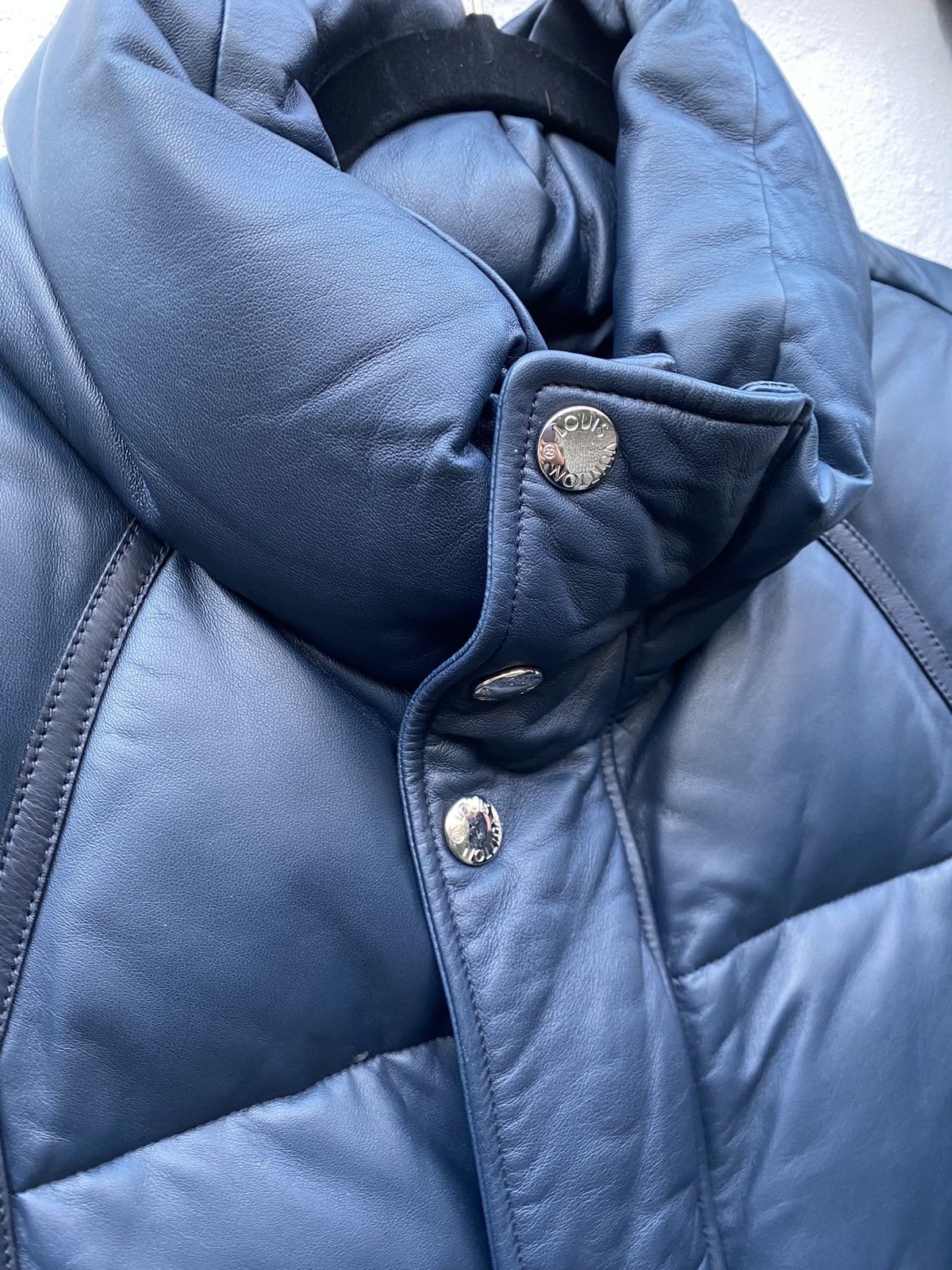 Louis Vuitton Navy Leather Vest Size US L / EU 52-54 / 3 - 4 Thumbnail