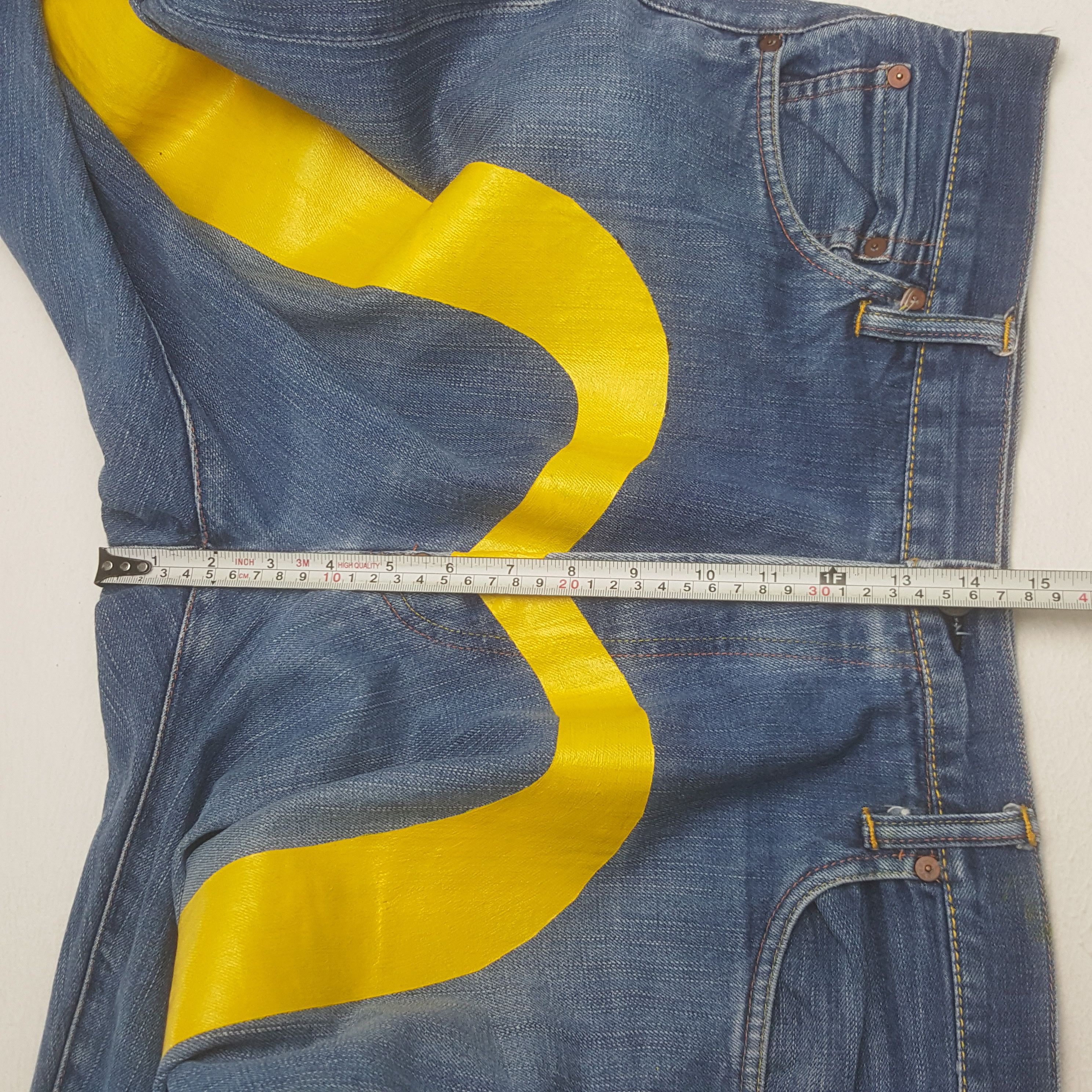 Evisu Vintage Evisu Japanese Brand Daicock Custom Art Denim Jeans Size US 36 / EU 52 - 10 Thumbnail