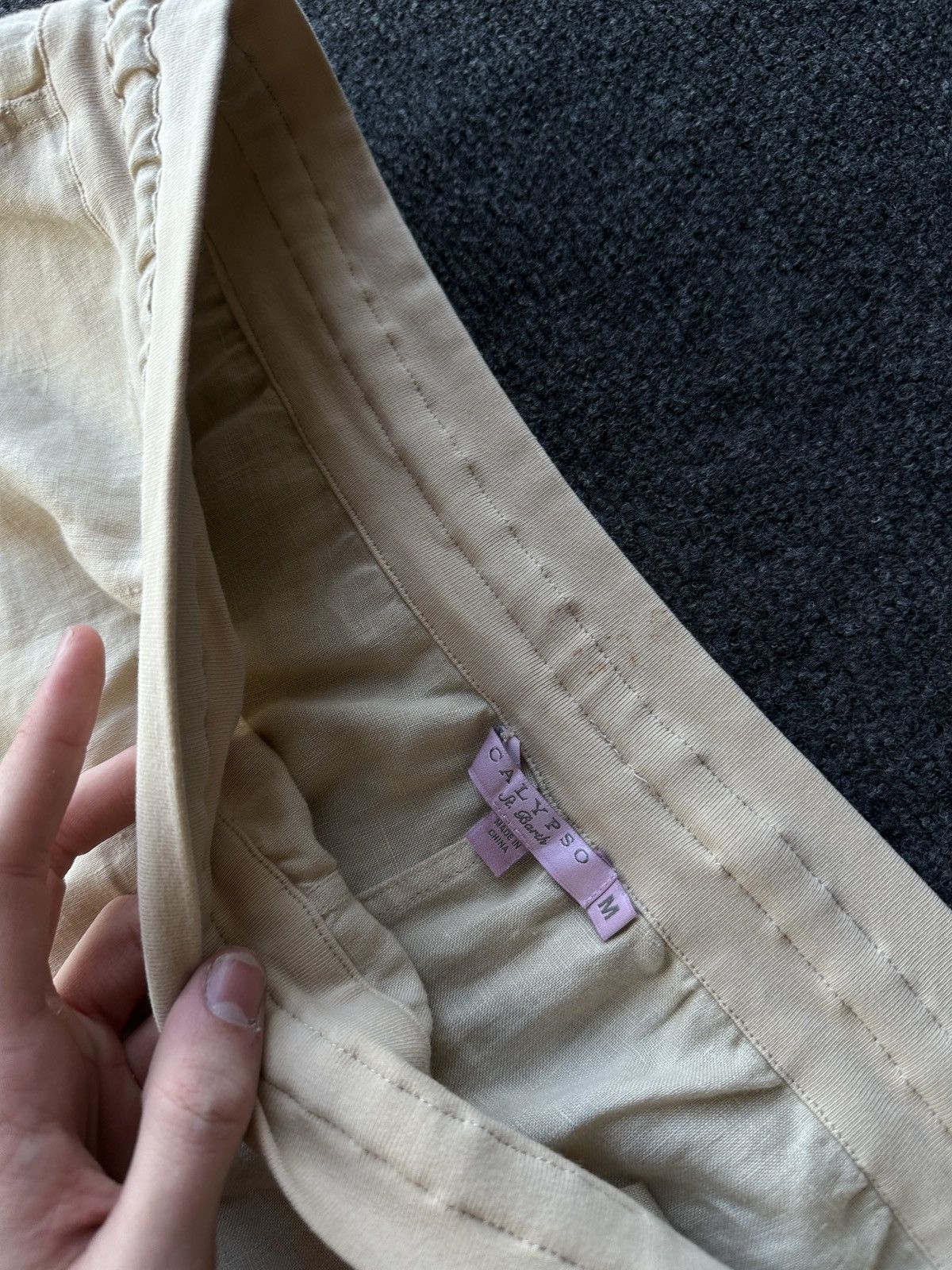 Calypso St Barth 🚨 RARE CALYPSO ST BARTH COTTON PANTS BAGGY SUMMER LUXURY Size 36" / US 14 / IT 50 - 8 Thumbnail