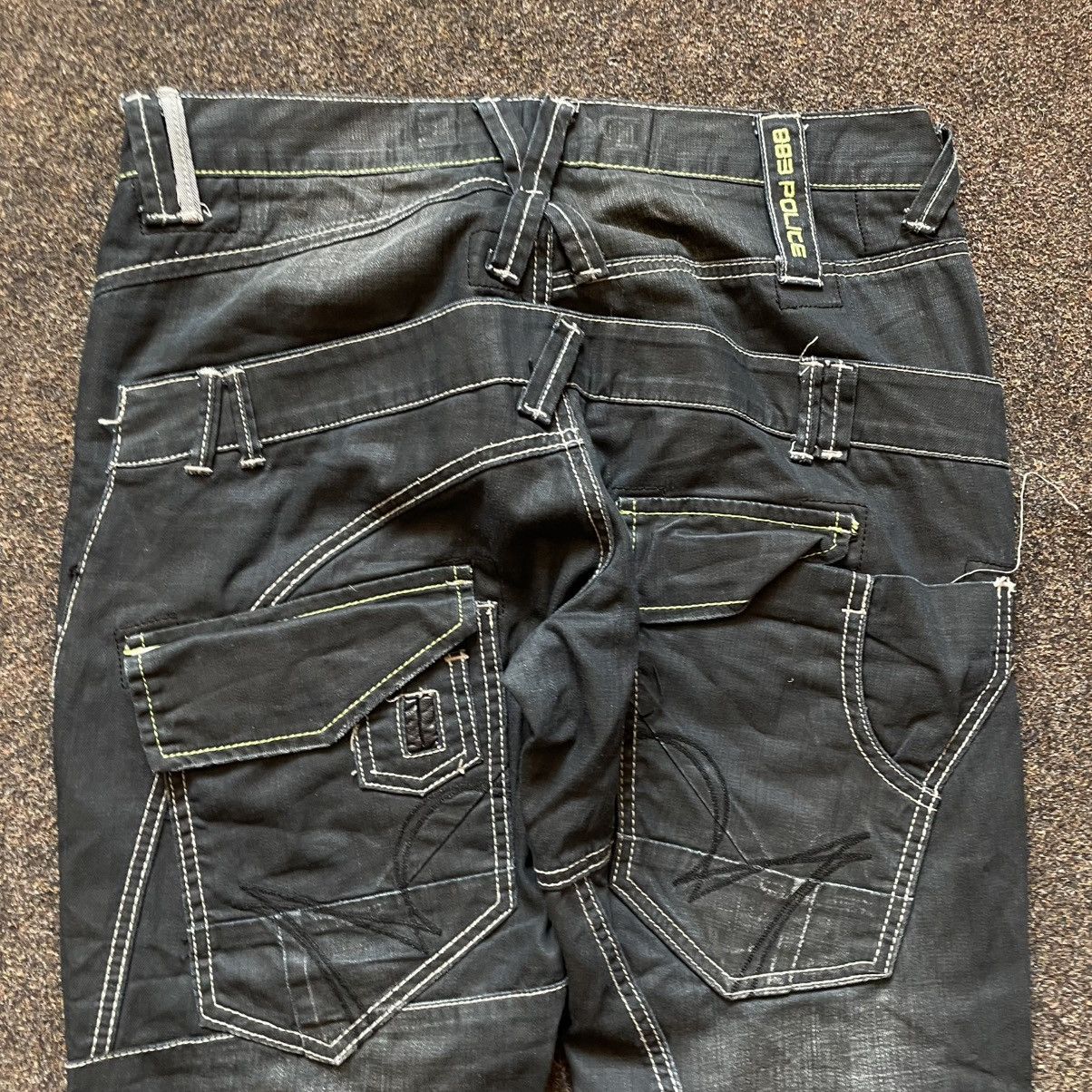 Vintage Vintage Y2K Pants Jeans 90s Parachute Flared 39 39 Size 39" - 4 Thumbnail