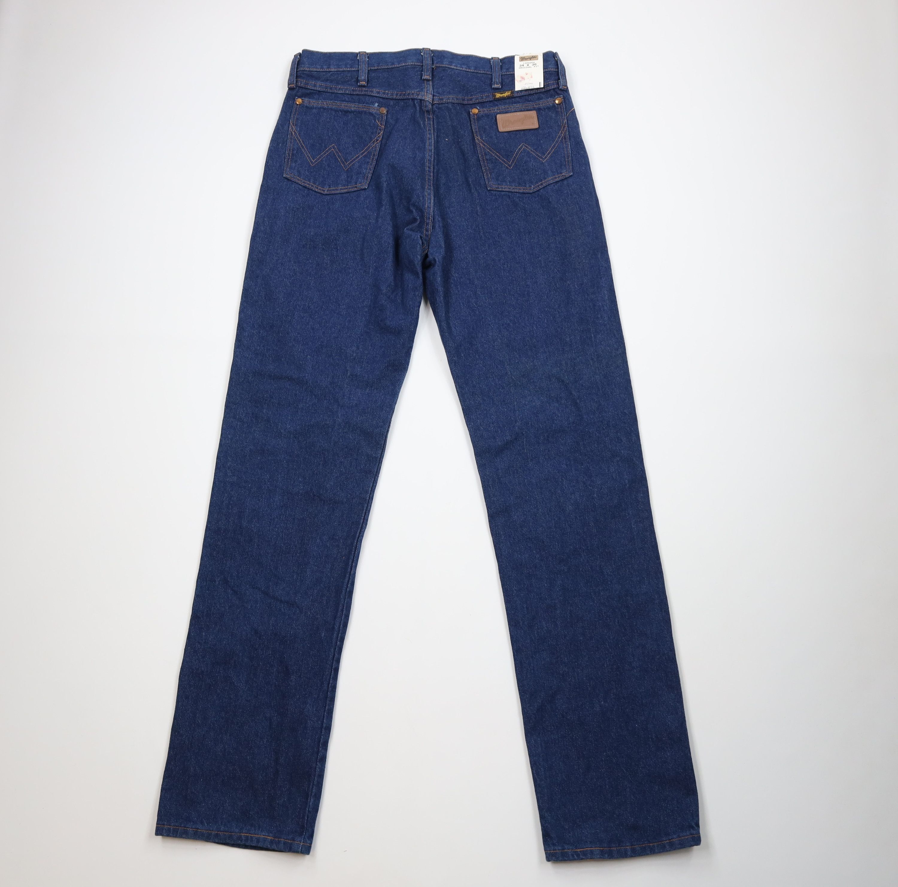 Wrangler Deadstock Vintage 90s Wrangler Fit Western Denim Jeans USA Size US 34 / EU 50 - 8 Thumbnail