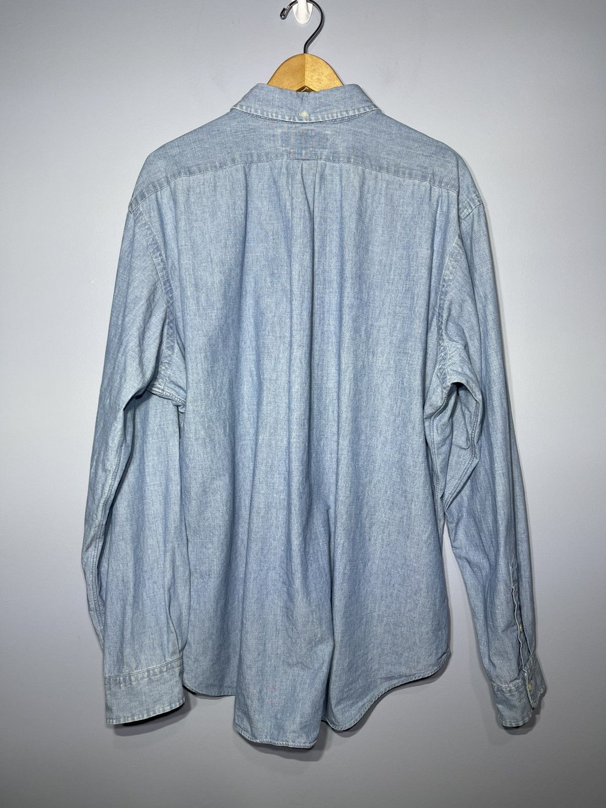 Polo Ralph Lauren Polo Ralph Lauren Men’s Denim Chambray Sz XXL Classic Fit Size US XXL / EU 58 / 5 - 4 Thumbnail