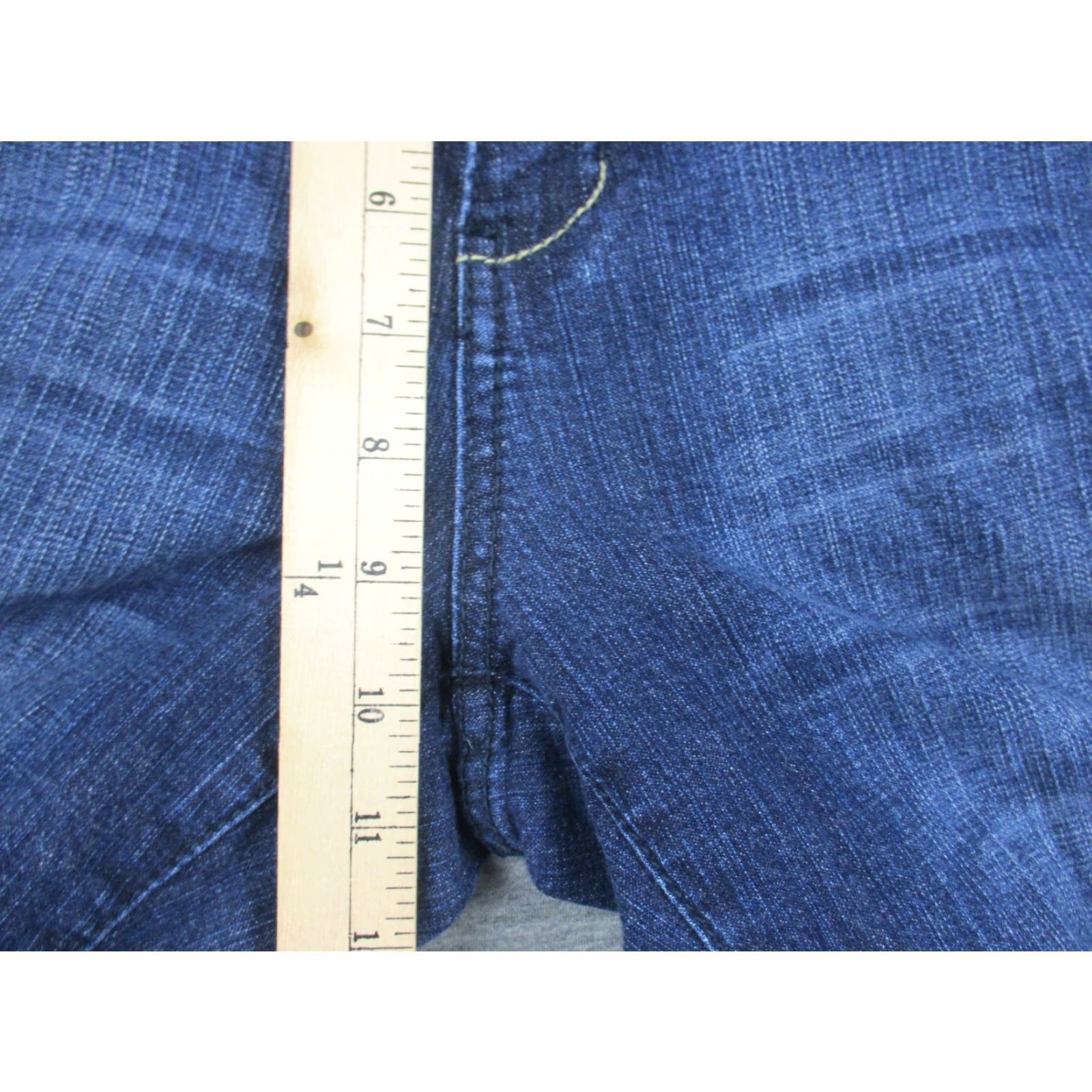 Bill Blass VINTAGE Bill Blass Jeans Flared Bootcut Stretch 10 Women's Comfort Regular Blue Denim 5-Pocket Mens? Girls? Size 32" / US 10 / IT 46 - 4 Thumbnail