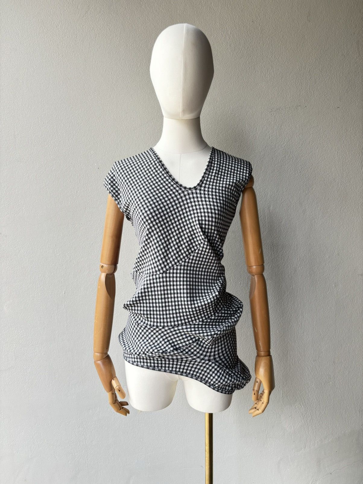 Comme des Garcons Comme des Garcons SS 1997 Lumps & Bumps gingham ...