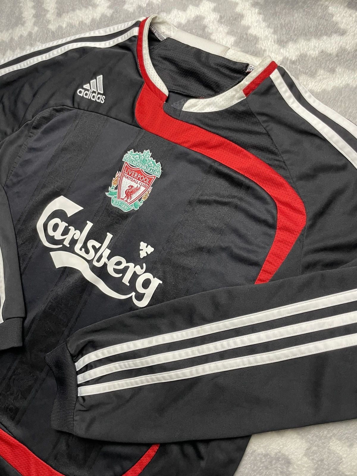 Adidas jersey adidas liverpool 2007/2008 Size US L / EU 52-54 / 3 - 3 Thumbnail