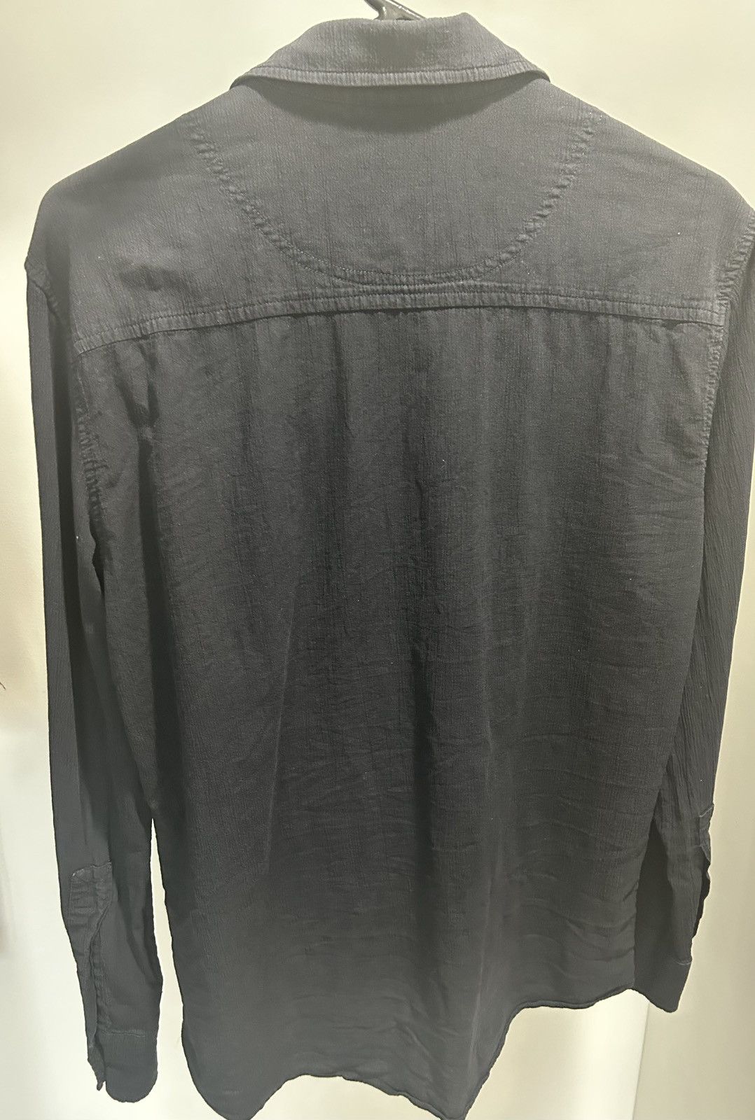 OAK Object Dyed Black OAK NYC button up shirt Size US L / EU 52-54 / 3 - 3 Thumbnail