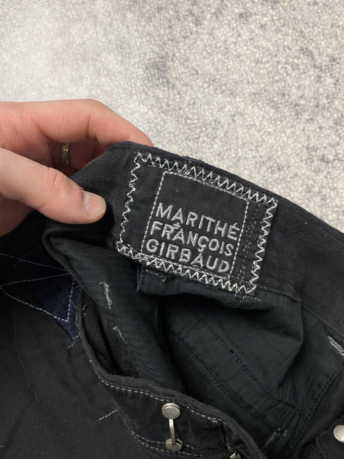 Marithe + Francois Girbaud M+FG VINTAGE AVANT GARDE SHORTS INDIE SLEAZE GOTHIC OPIUM Size 29" - 7 Thumbnail