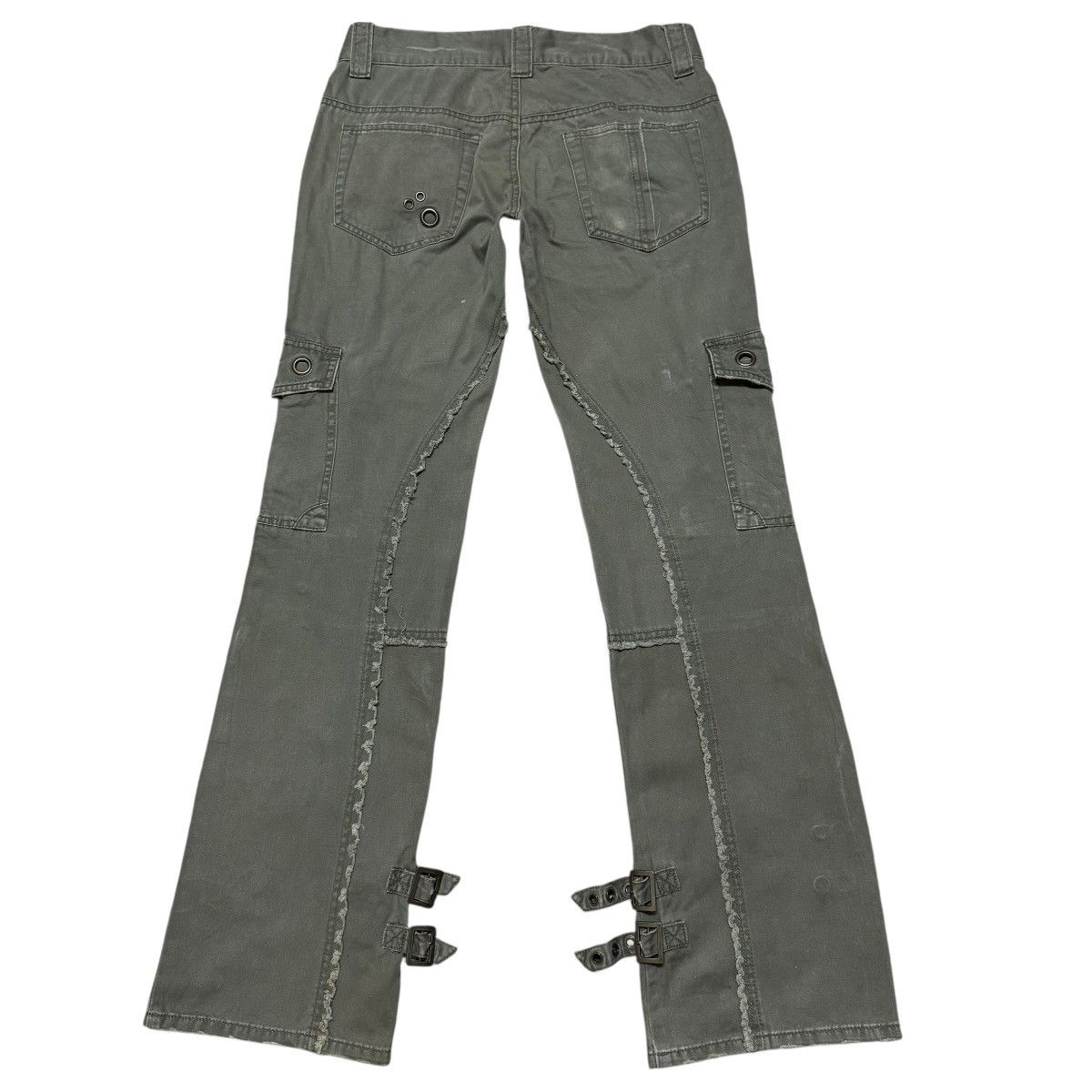 Japanese Brand Midas Machiavel Military Zipper Cargo Pants Low Rise Size US 29 - 2 Thumbnail