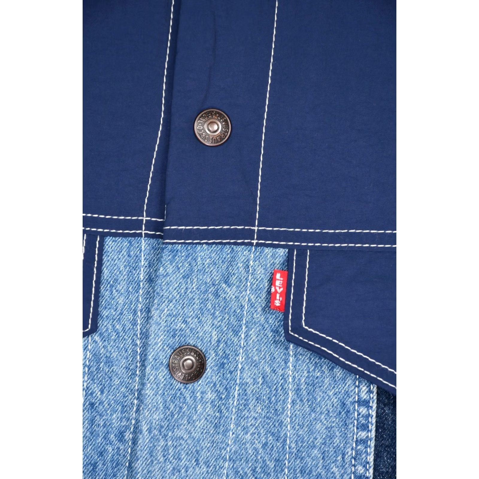 Levi's Levi's New Balance Trucker Jacket Men L Blue 100% Cotton Reversible Vintage Size US L / EU 52-54 / 3 - 4 Thumbnail