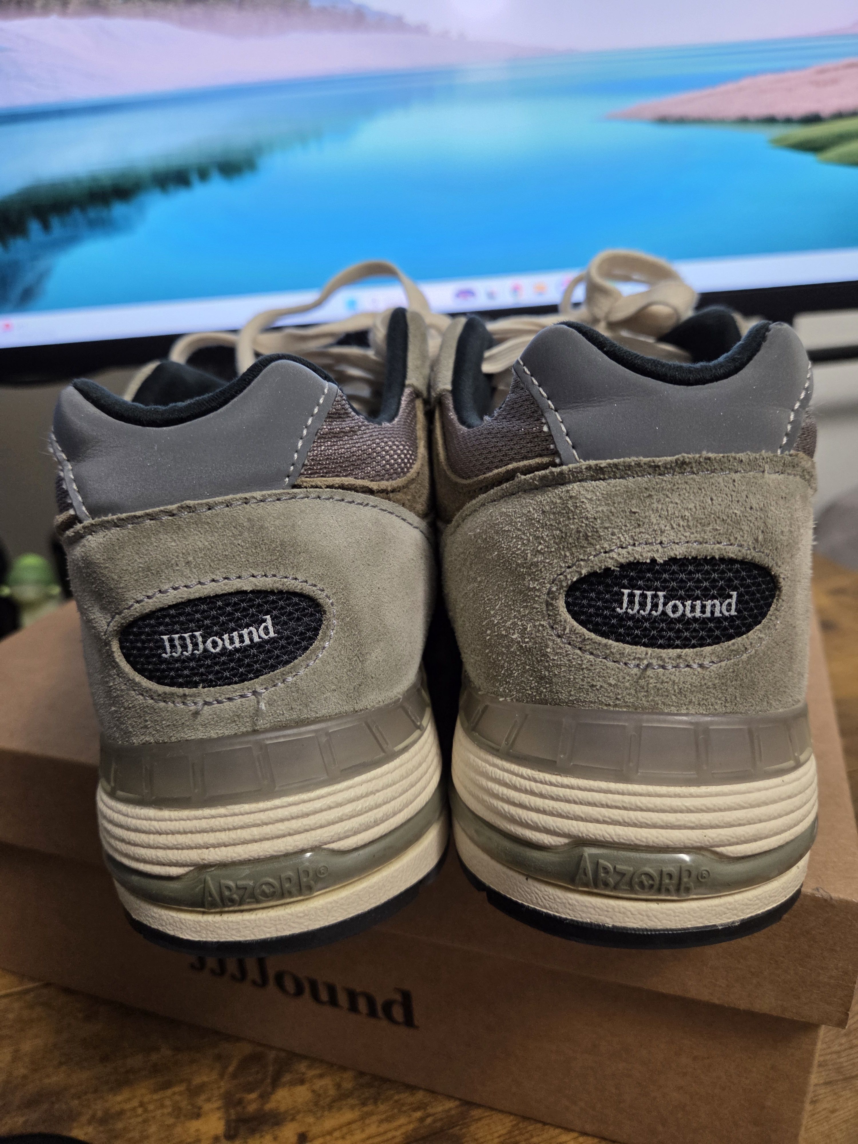 JJJJound × New Balance New Balance 991 MiUK JJJJound Grey Olive Size US 9 / EU 42 - 20 Thumbnail