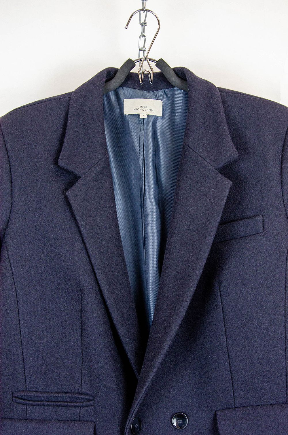 Studio Nicholson Studio Nicholson Roche Wool Coat – Size 2 (Portugal) Size S / US 4 / IT 40 - 5 Thumbnail