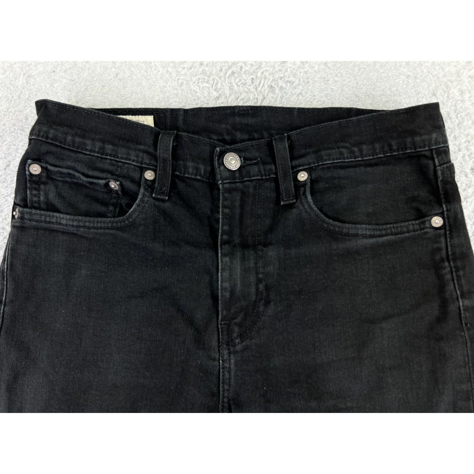 Levi's Levi's 510 Jeans Slim Fit Black Denim 31 29in 5-Pocket Cotton Blend Zip Mens Jeans Size US 31 - 4 Thumbnail