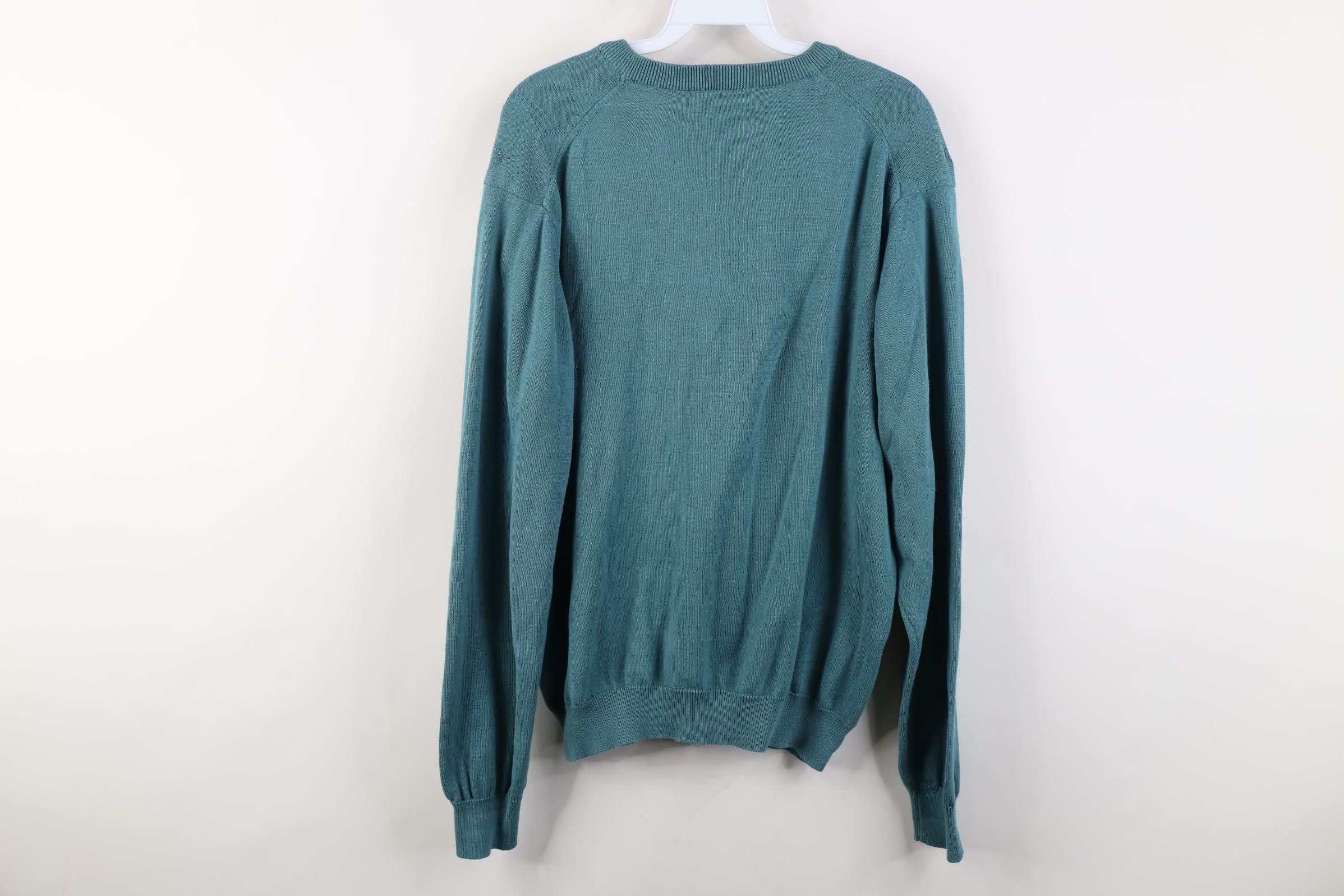 Vintage Vintage 90s Y2K Streetwear Combed Cotton Knit Golf Sweater Size US M / EU 48-50 / 2 - 10 Thumbnail