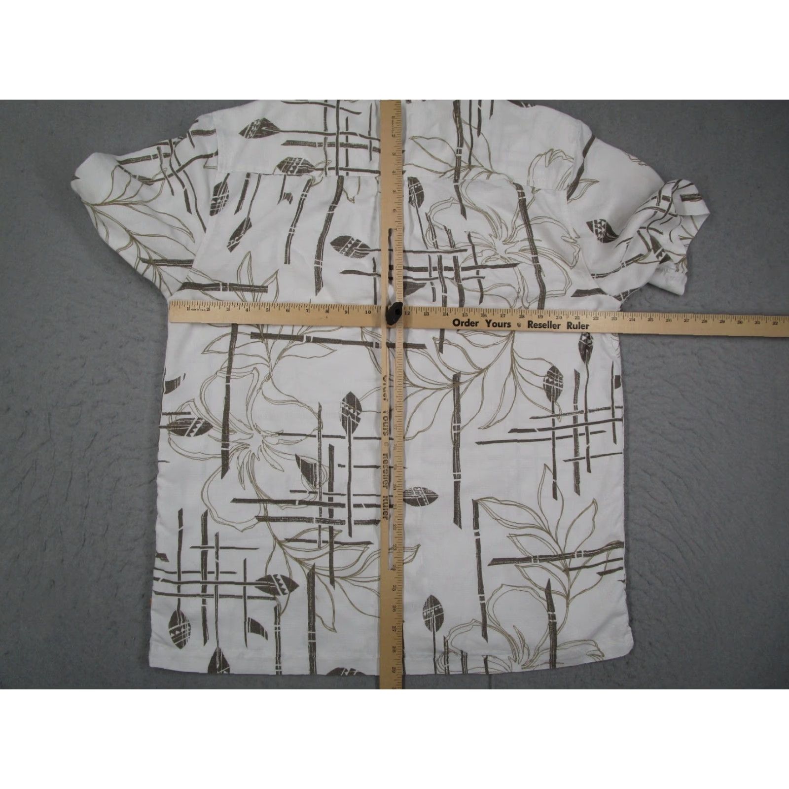 Quiksilver Quiksilver Waterman Shirt Mens Large White Comfort Fit Button Up Hawaiian Surf Shirt Size US L / EU 52-54 / 3 - 4 Thumbnail
