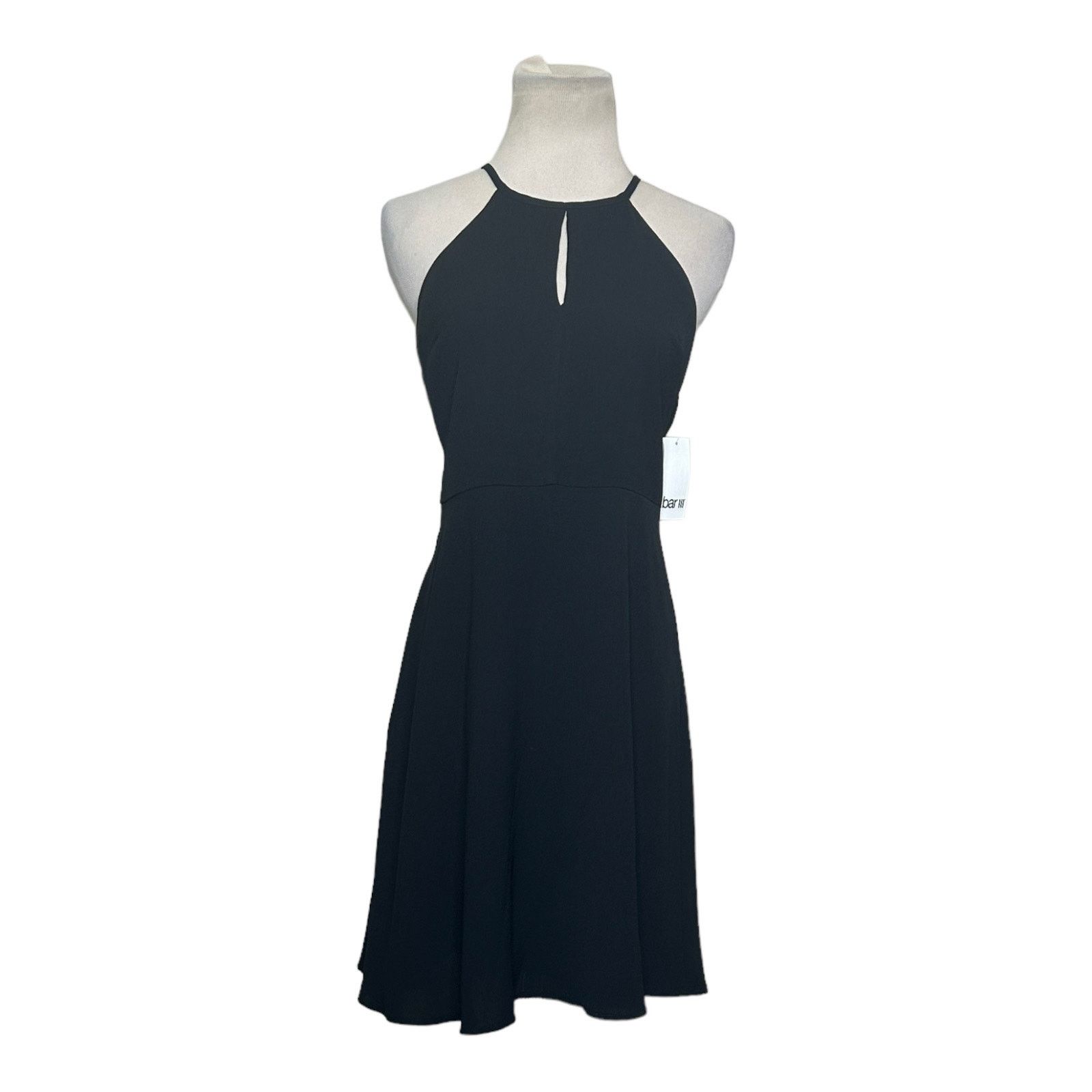Bar III Bar III black halter neck mini cocktail party dress size XS Size XS / US 0-2 / IT 36-38 - 11 Thumbnail